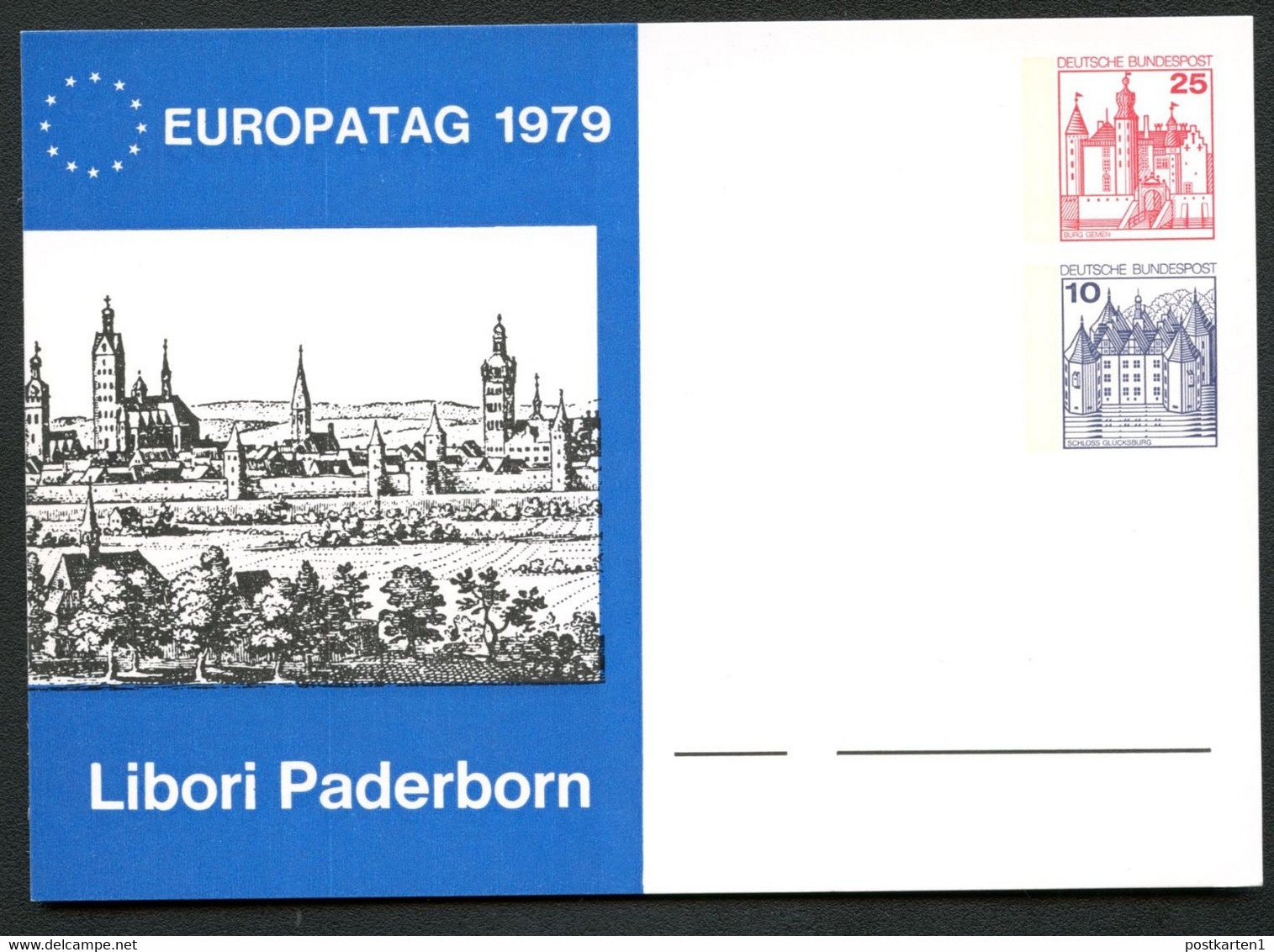 Bund PP119 EUROPATAG LIBORI PADERBORN 1979 - Cartes Postales Privées - Neuves