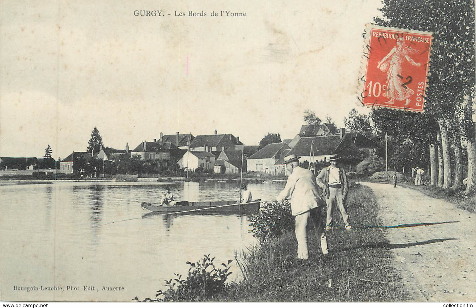 CPA FRANCE 89 "Gurgy, Les Bords De L'Yonne" - Gurgy