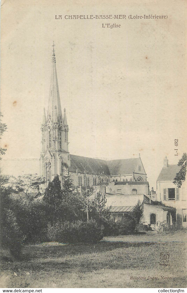 CPA FRANCE 44 " La Chapelle Basser Mer, L'église" - La Chapelle Basse-Mer