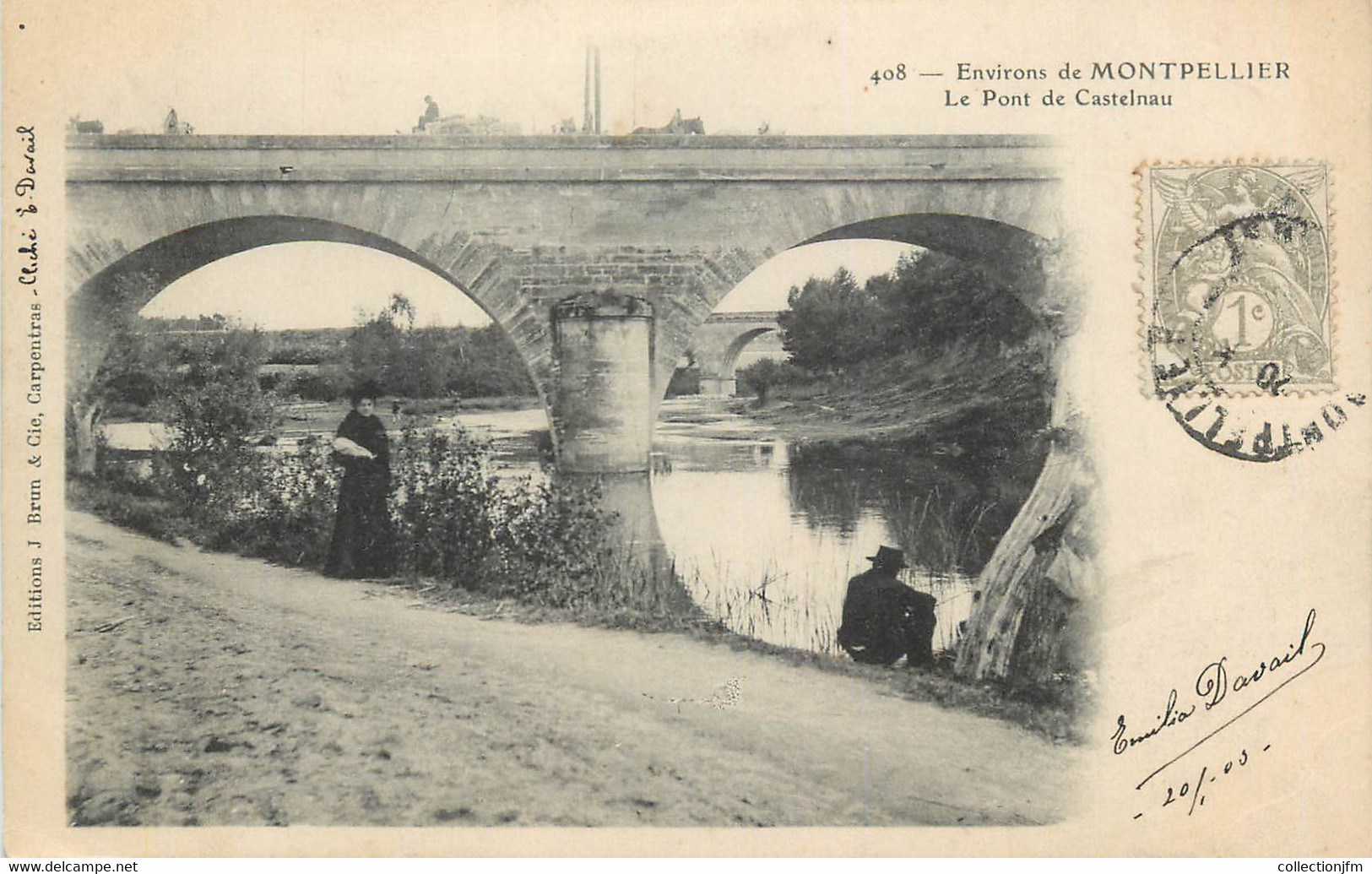 CPA FRANCE 34 "Castelnau, Le Pont" - Castelnau Le Lez