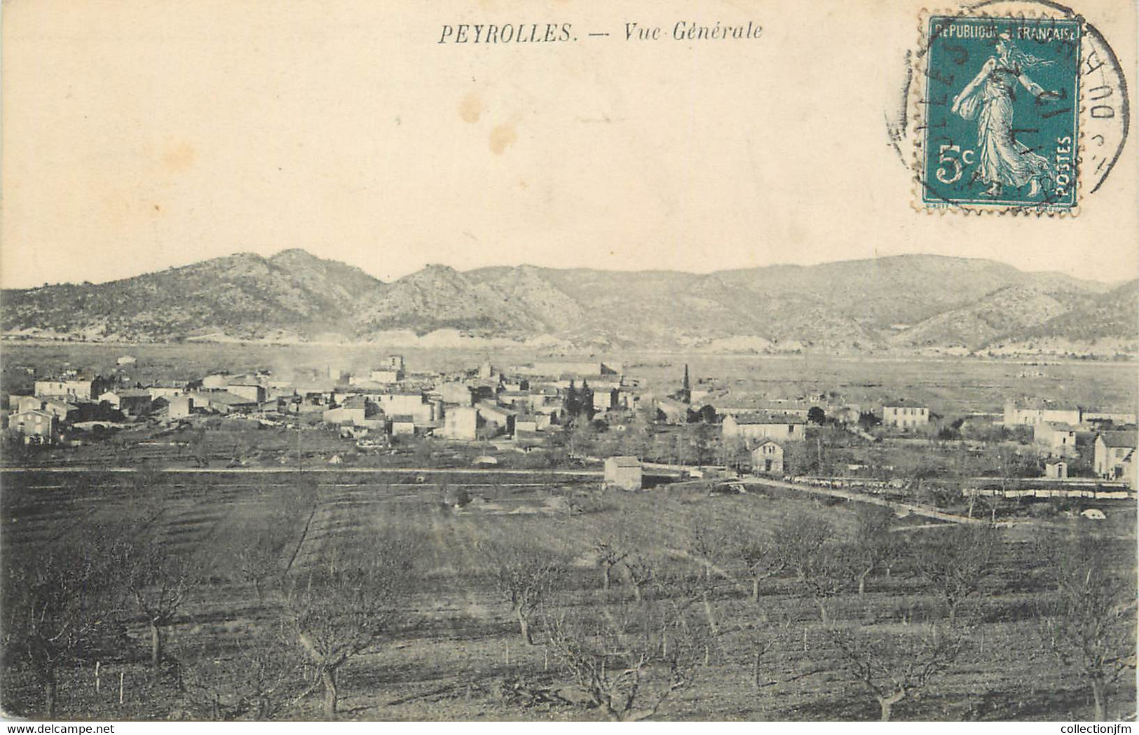 CPA FRANCE 13 " Peyrolles, Vue Générale" - Peyrolles