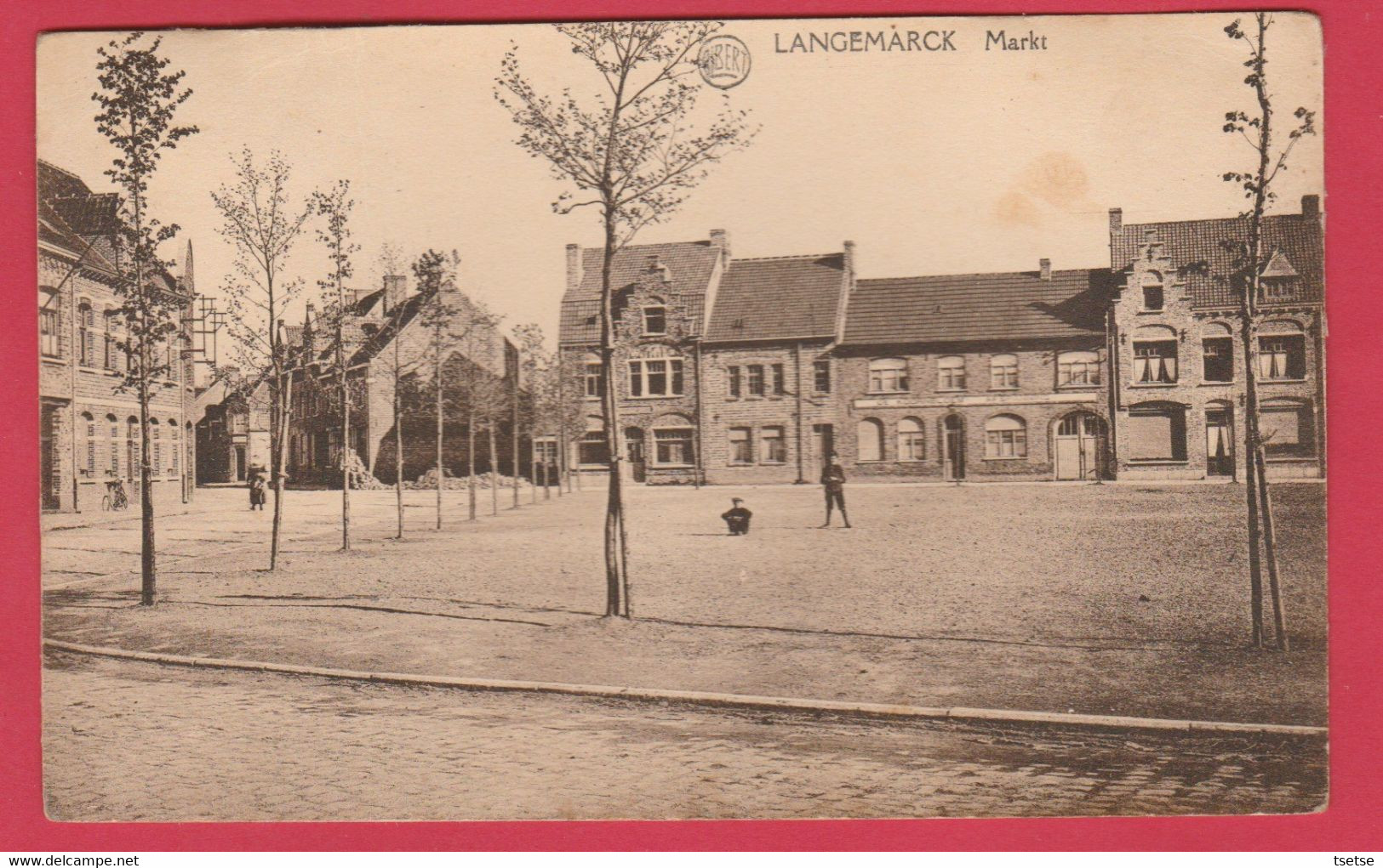 Langemark - Markt ( Verso Zien ) - Langemark-Poelkapelle