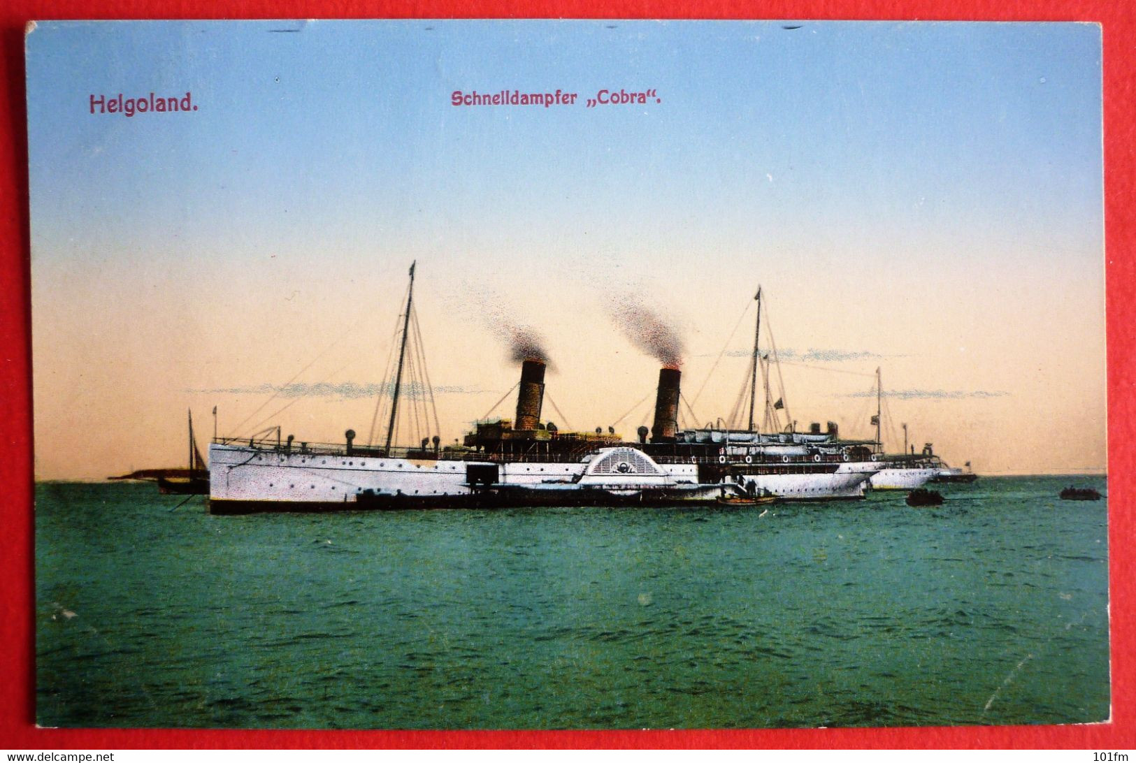 SCHNELLDAMPFER "COBRA" - HELGOLAND - Steamers