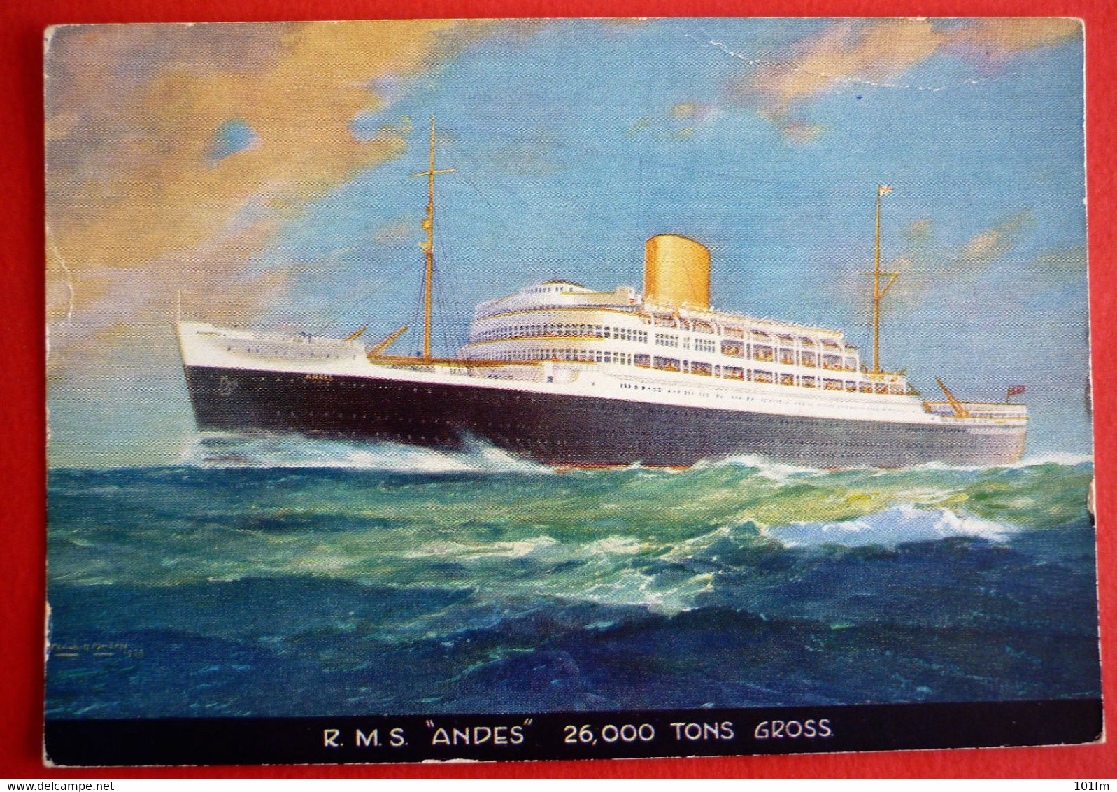 R.M.S. "ANDES" ROYAL MAIL LINES, LTD. - Steamers