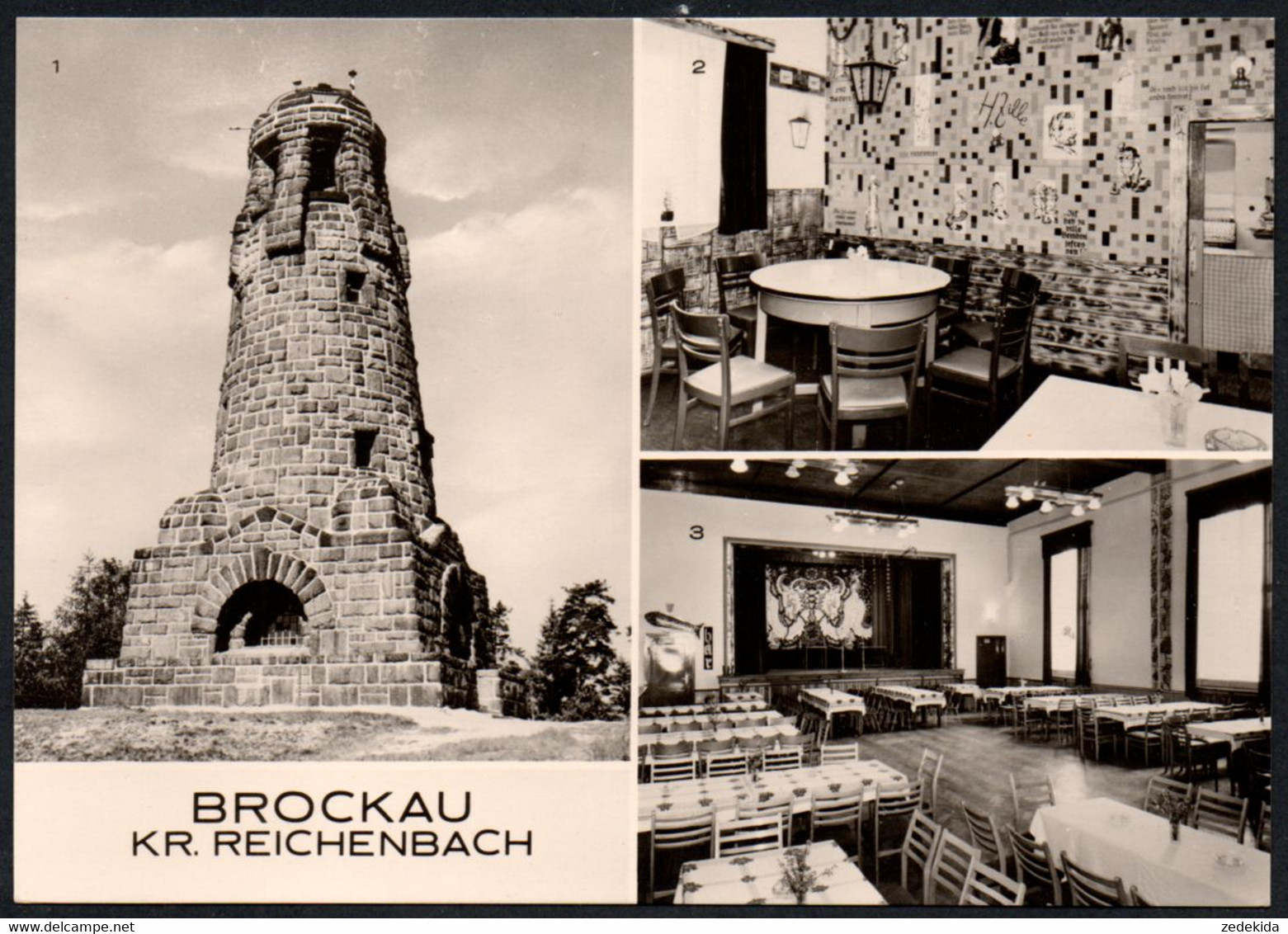 E8675 - TOP Brockau Kuhbergturm Zillerstube Kulturhaus - Bild Und Heimat Reichenbach - Reichenbach I. Vogtl.