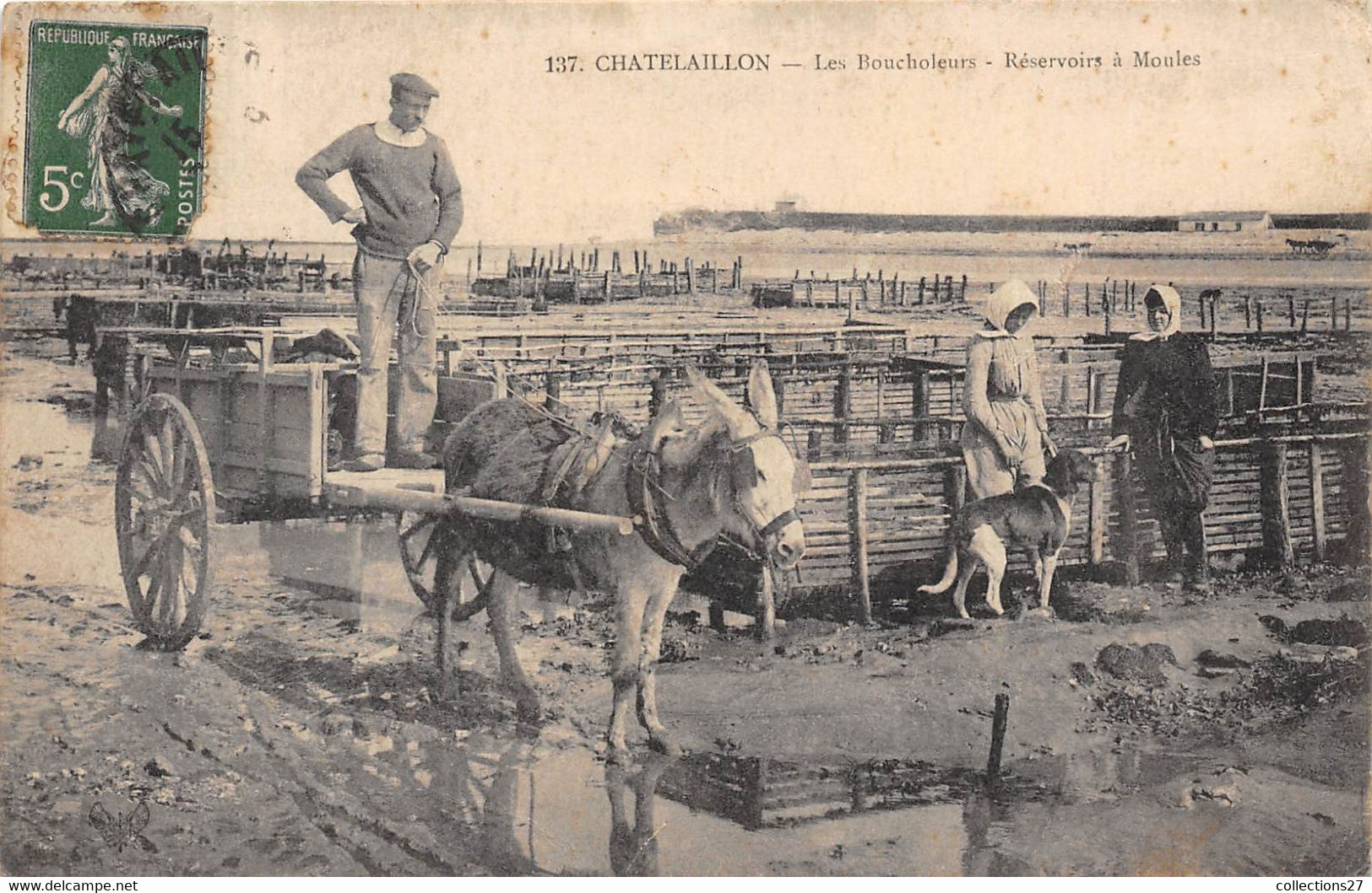 17-CHATELAILLON- LE BOUCHOLEUR , RESERVOIRS A MOULES - Châtelaillon-Plage