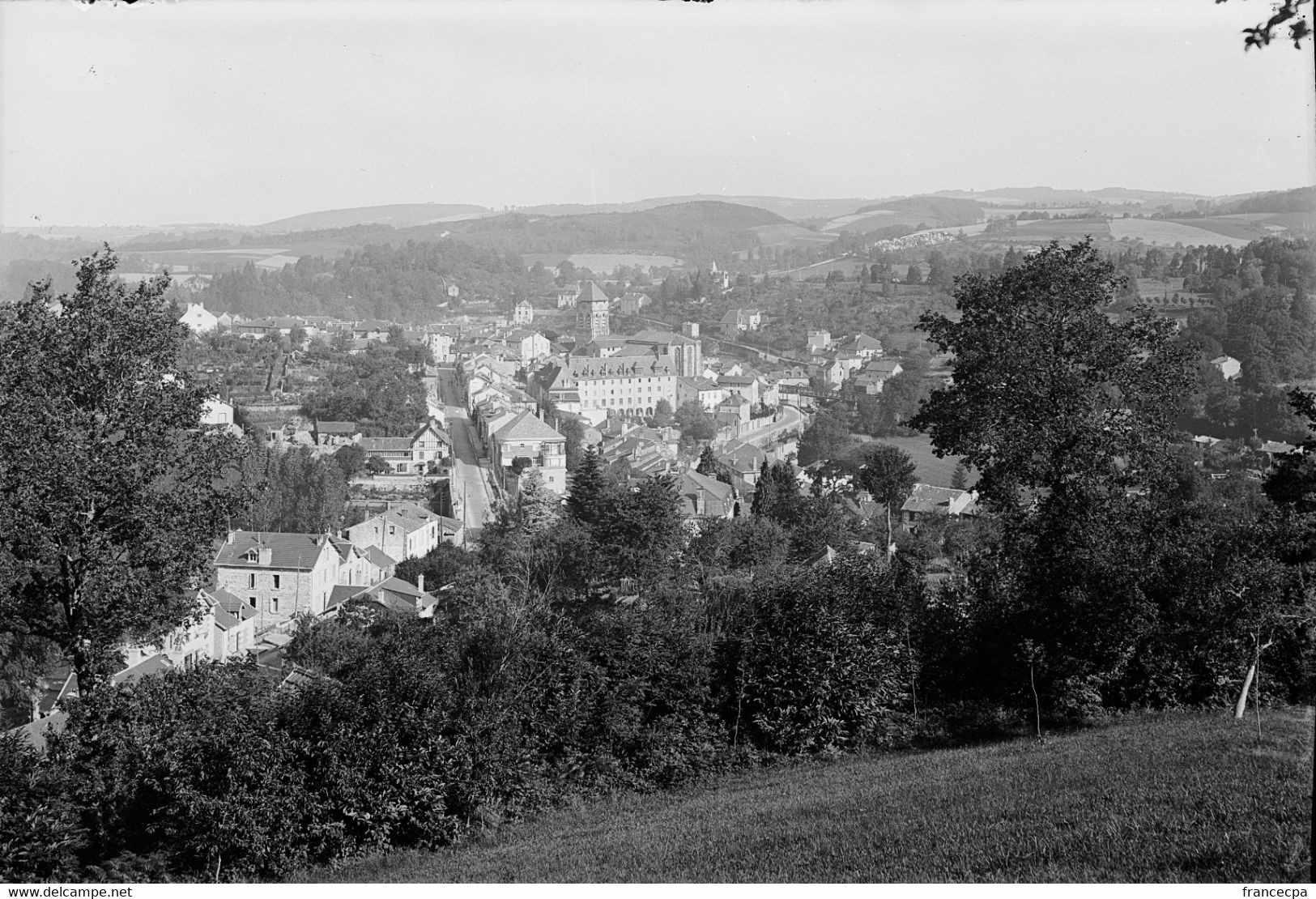 009 - HAUTE VIENNE - EYMOUTIERS - Panorama - Original Unique - Plaques De Verre