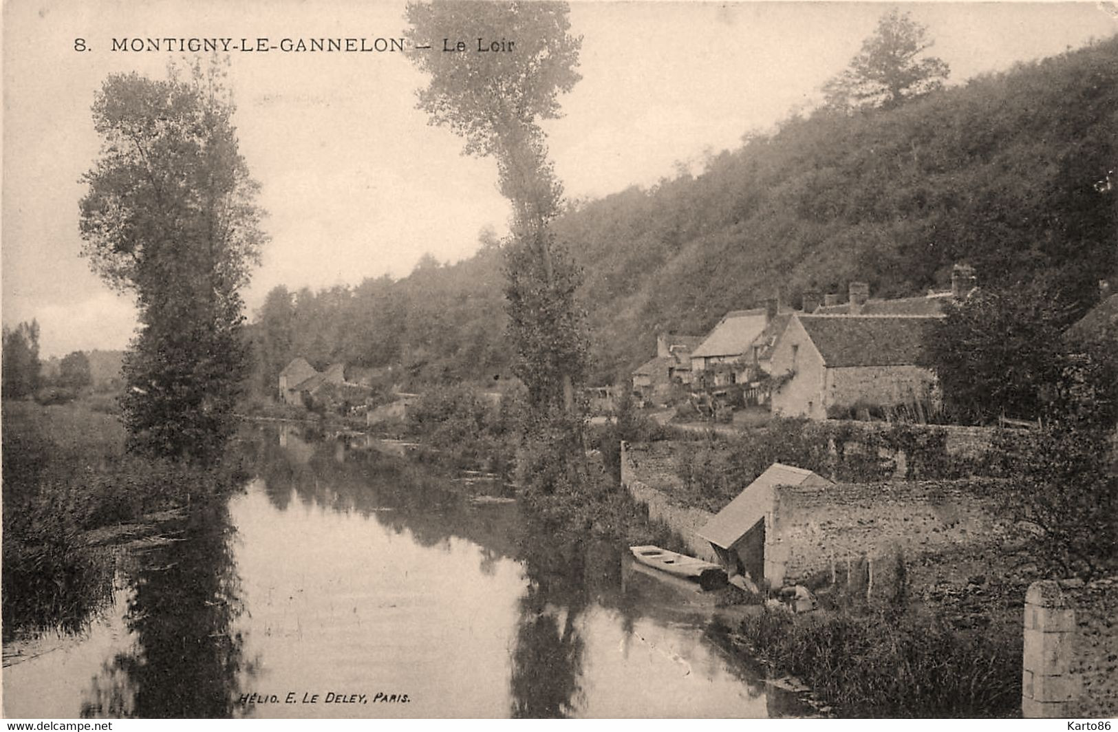 Montigny Le Gannelon * Le Loir * Lavoir - Montigny-le-Gannelon