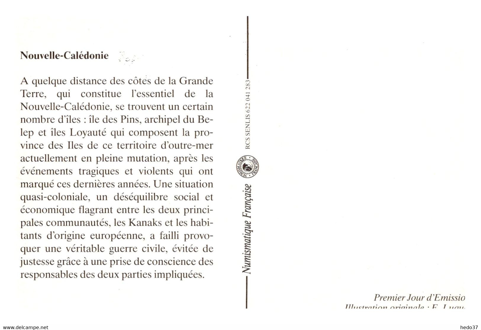 Nouvelle Calédonie - Carte Maximum - TB - Lettres & Documents