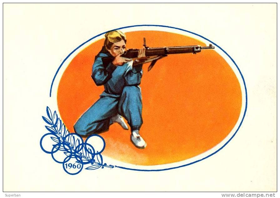 JEUX OLYMPIQUES De ROME 1960 / OLYMPIC GAMES ROME 1960 : TIR / MARKSMANSHIP / SPORT SHOOTING (ah019) - Tiro (armas)