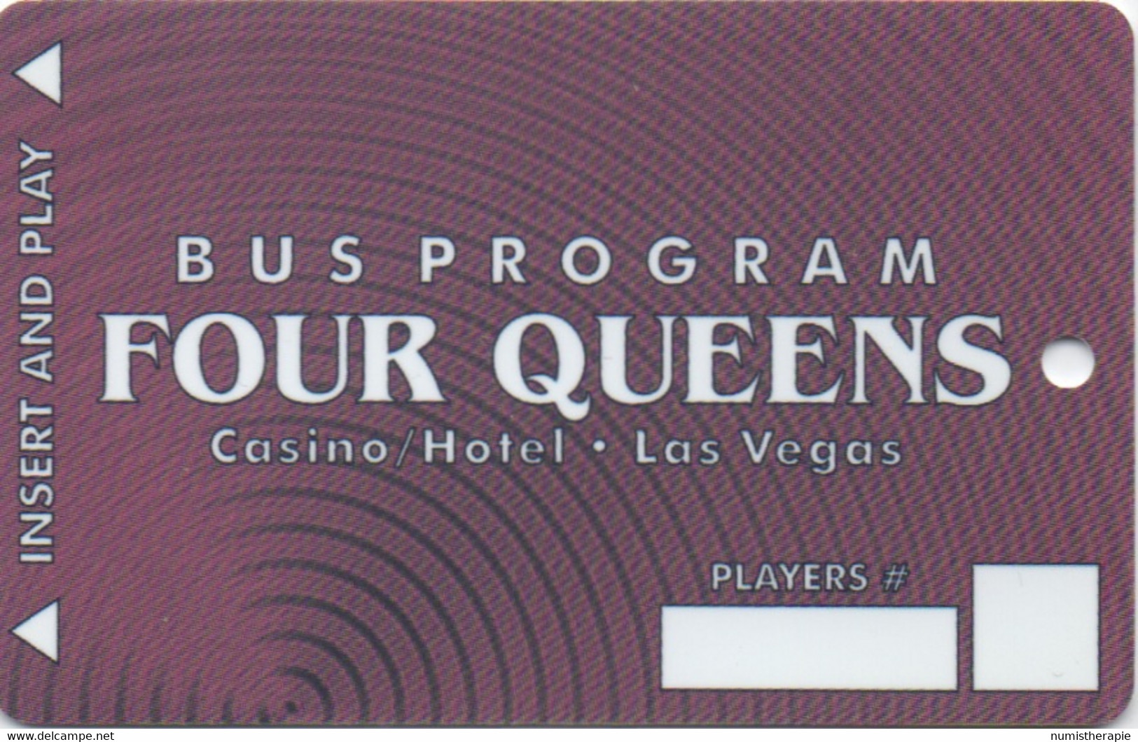 Four Queens Casino Hotel Las Vegas : Bus Program - Tarjetas De Casino
