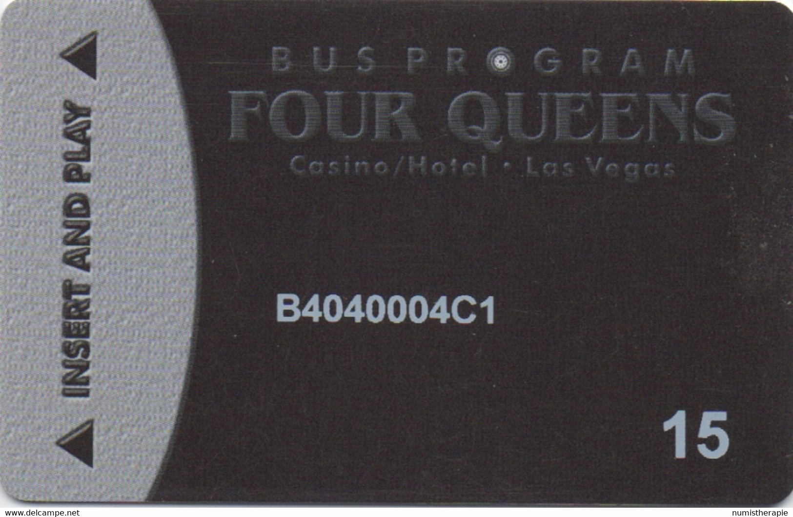 Four Queens Casino Hotel Las Vegas : Bus Program - Tarjetas De Casino