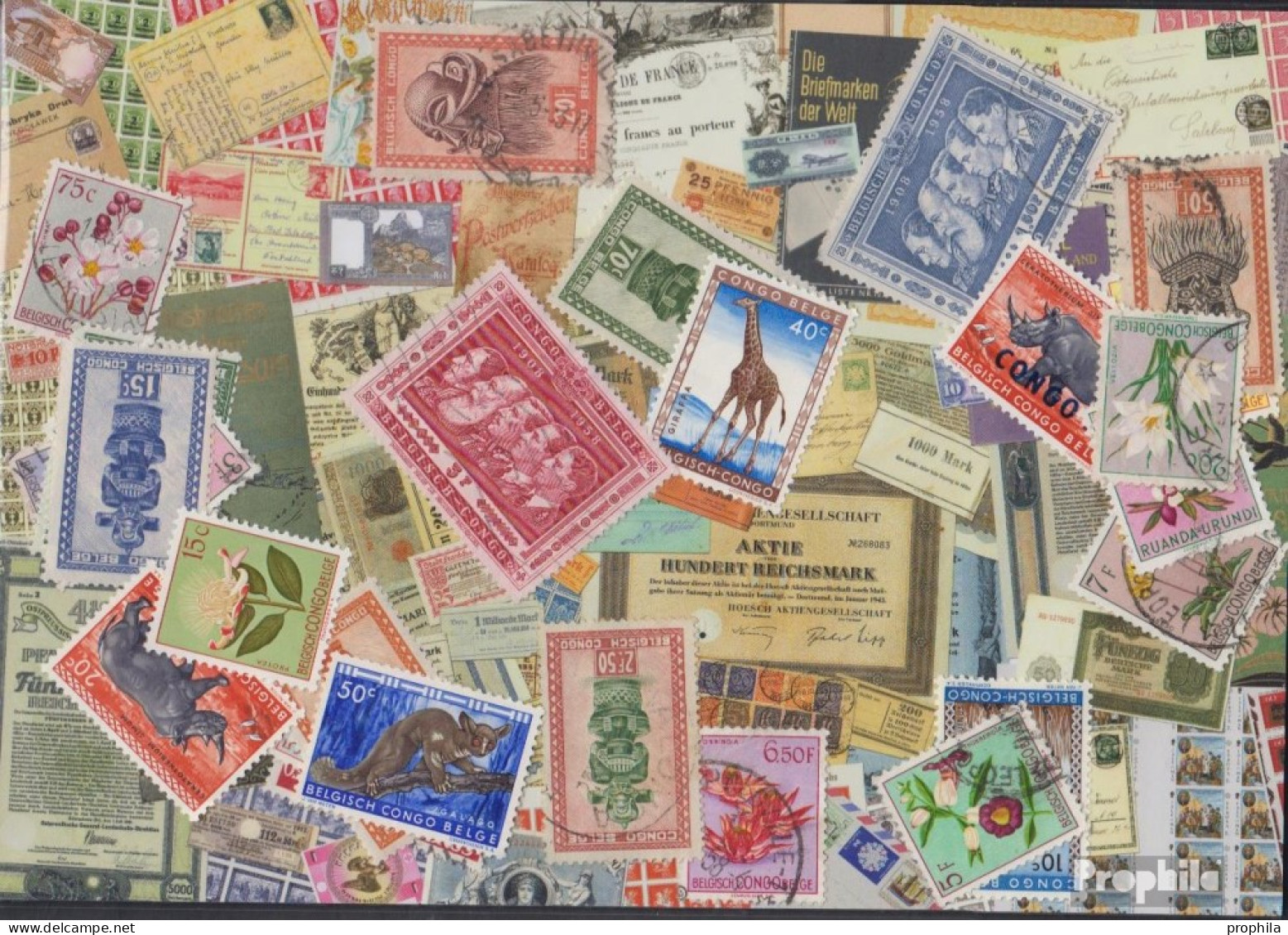 Belgisch-Kongo 25 Verschiedene Marken  Bis 1960 - Collections