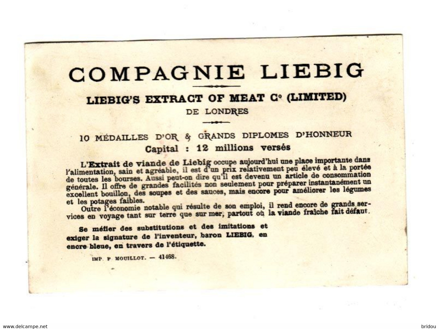 Chromo  LIEBIG   Conte, Le Petit Poucet - Liebig