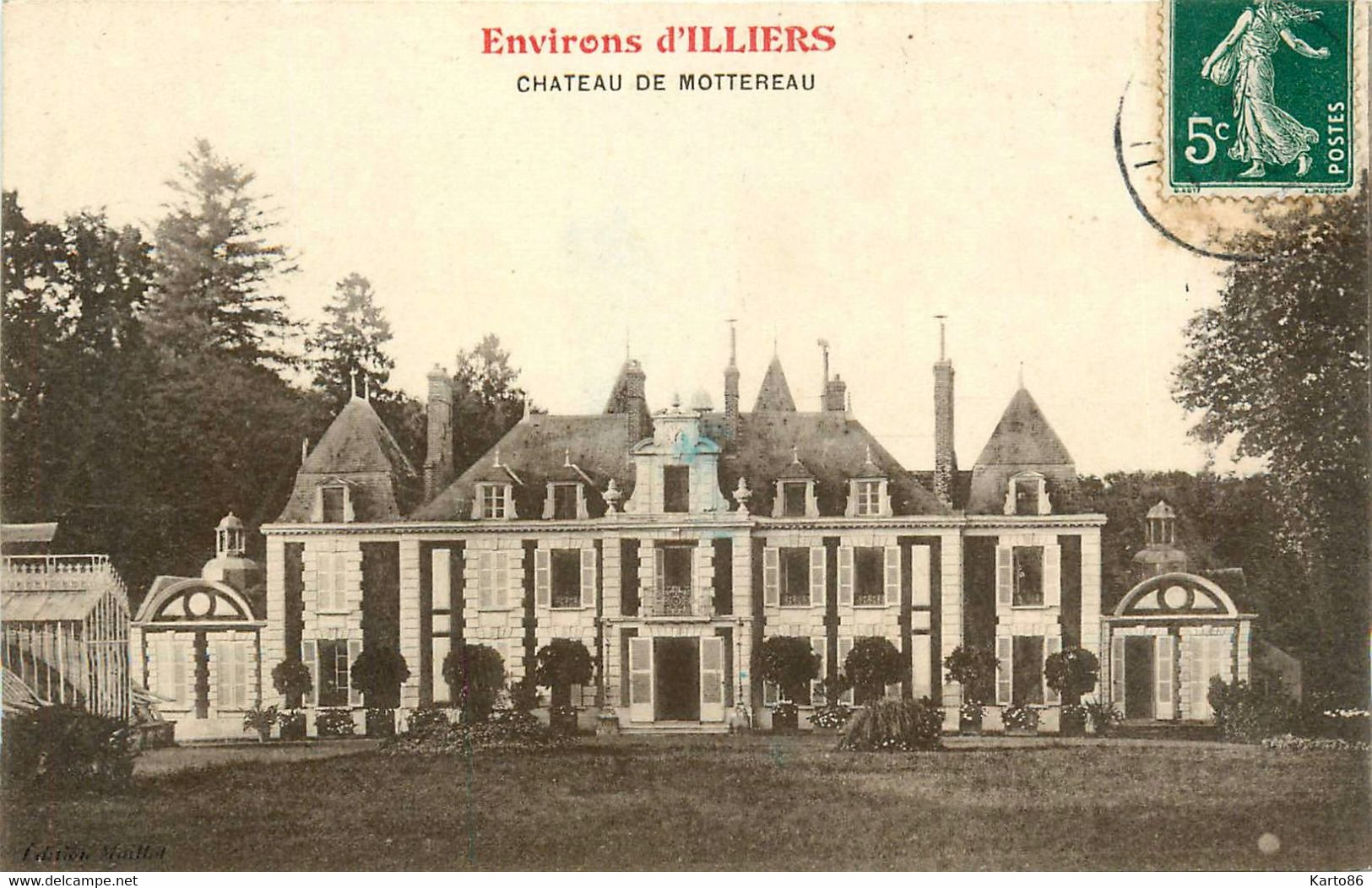Mottereau * Le Château * Environs D'illiers - Illiers-Combray