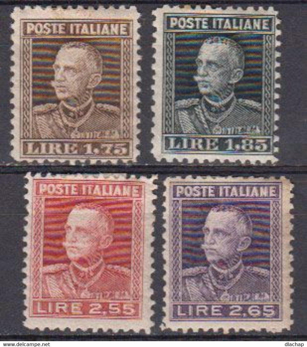 Italie 1927 Yvert 200 / 203 * Neufs Avec Charniere. Victor Emmanuel II - Nuevos