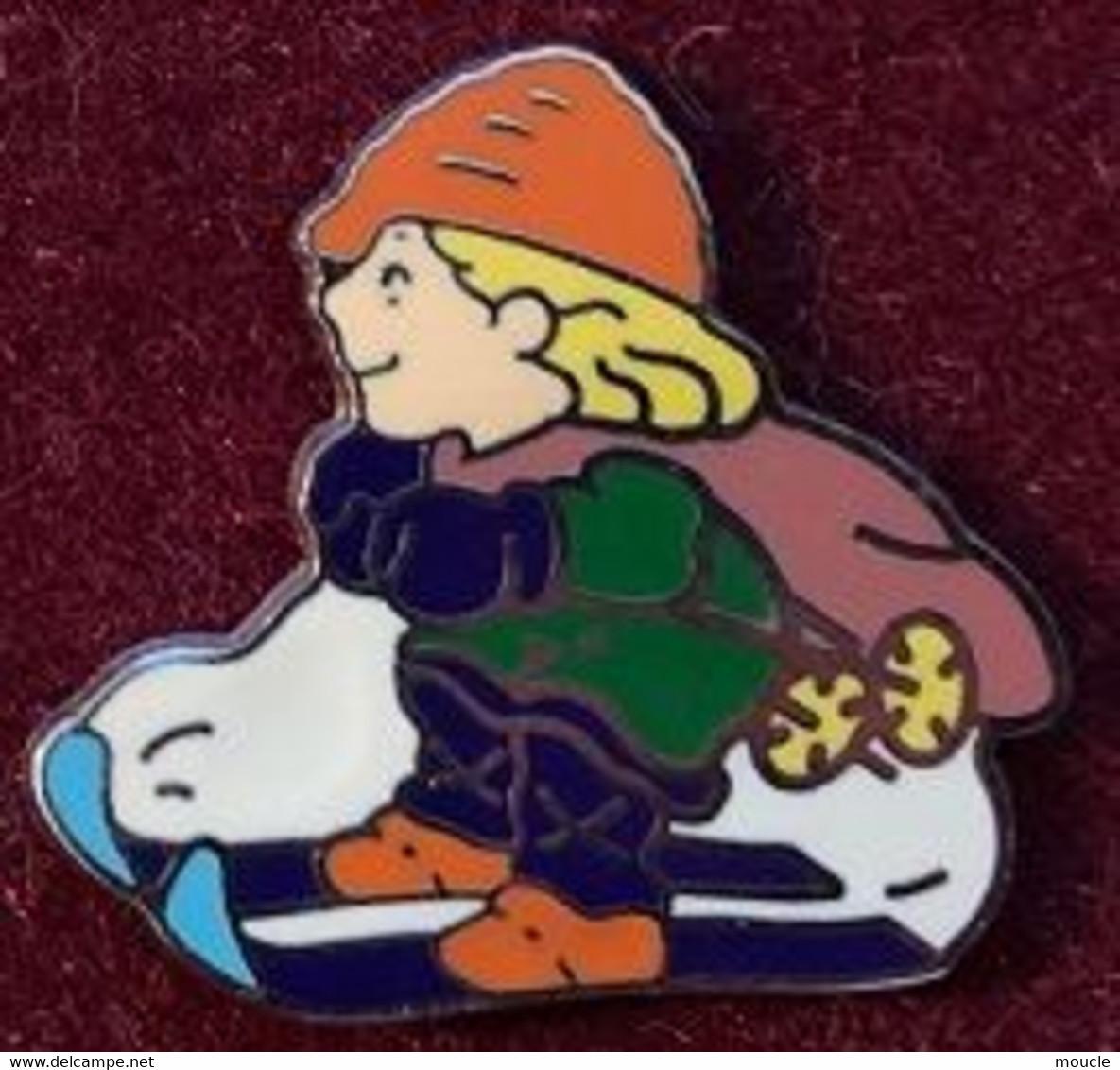 JEUX OLYMPIQUES 1994 - LILLEHAMMER '94 MASCOTTE SUR DES SKIS - OLYMPICS GAMES - SKI ALPIN- NORVEGE - NORWAY - HAKON-(25) - Olympische Spelen