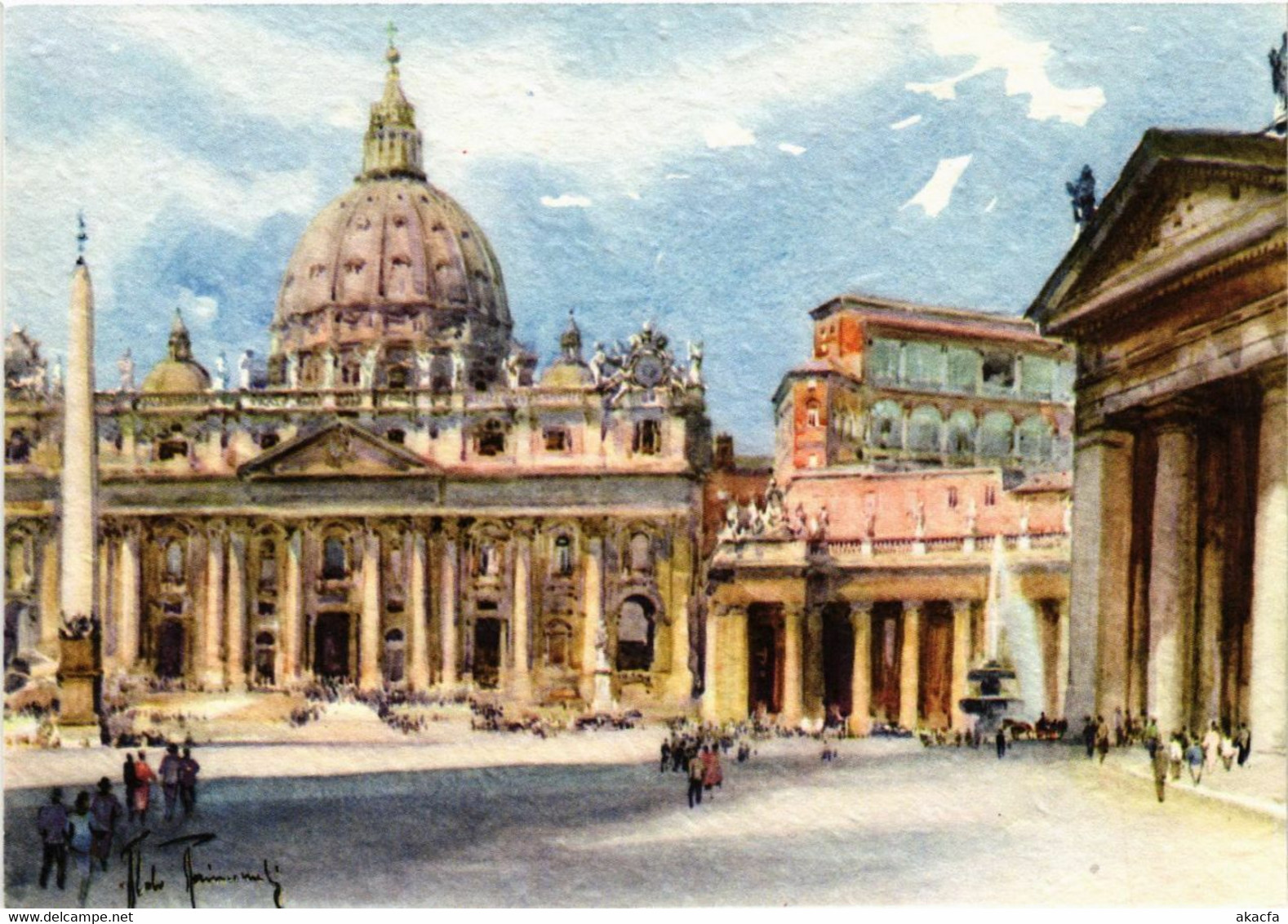 CPA AK ROMA S. Pietro ITALY (552431) - San Pietro