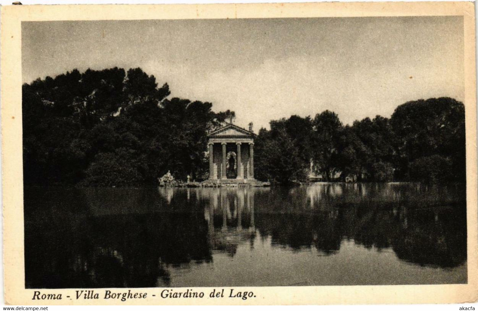 CPA AK ROMA Villa Borghese-Giardino Del Lago ITALY (552721) - Parques & Jardines