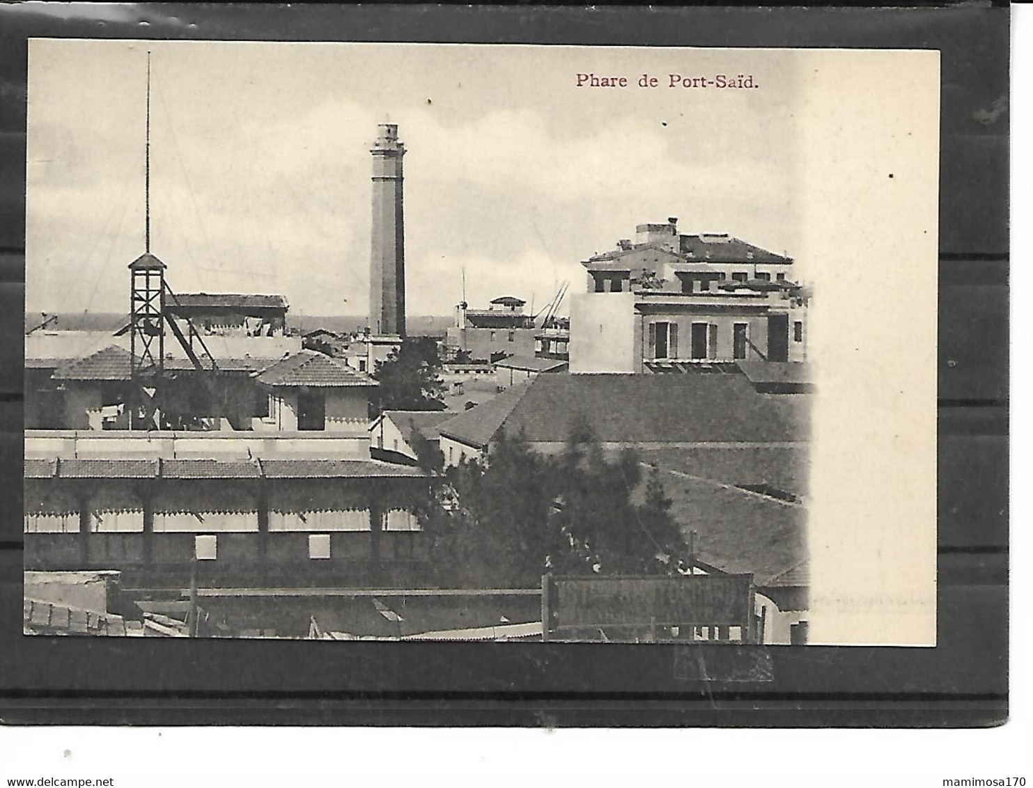 Afrique-Egypte-PORT-SAÏD-Une Vue Du PHARE - Puerto Saíd