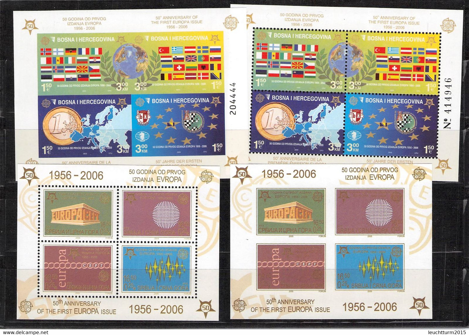 EUROPA - SMALL COLLECTION STAMPS, MINISHEETS MNH /QF130 - Collections