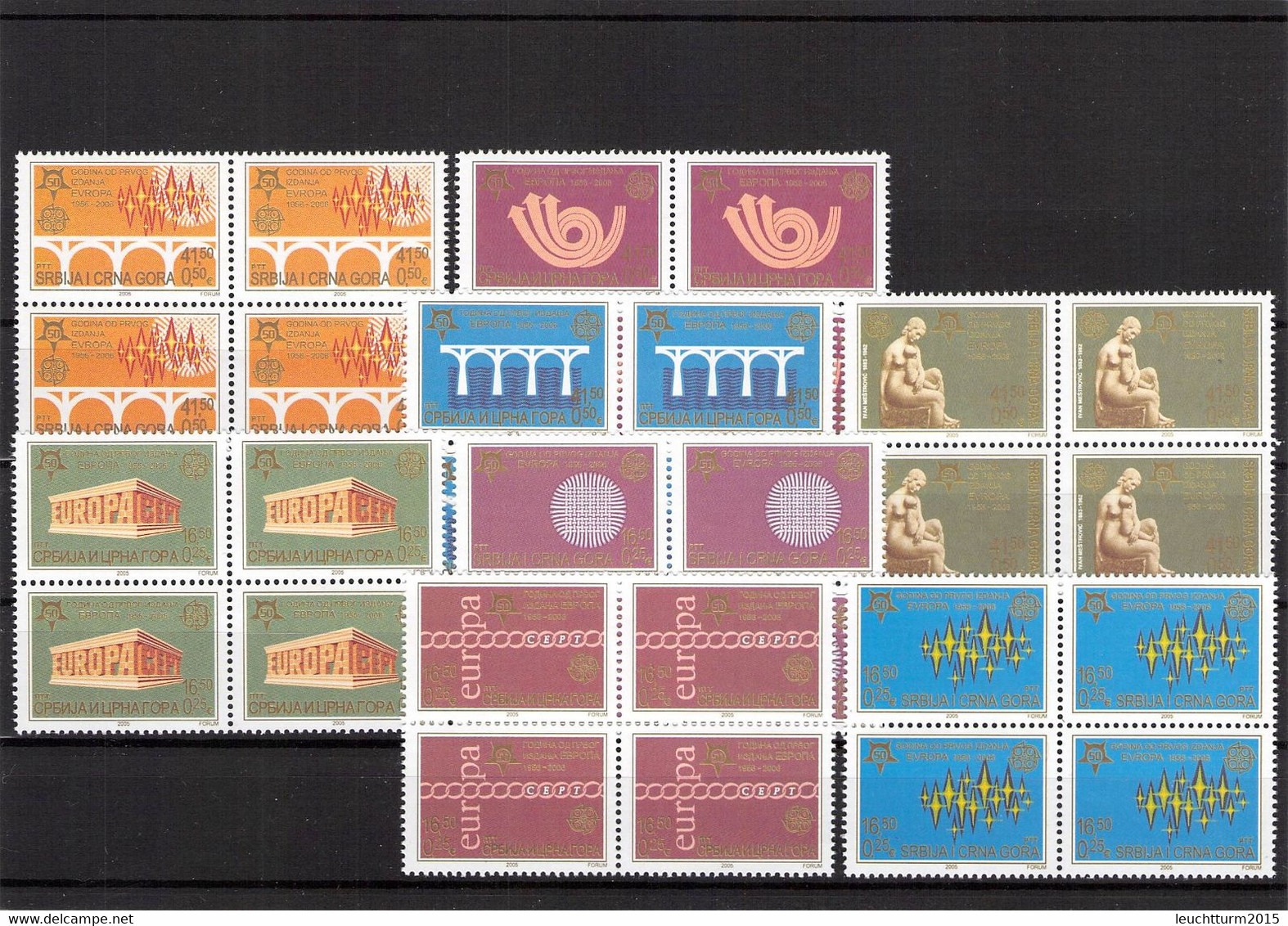 EUROPA - SMALL COLLECTION STAMPS, MINISHEETS MNH /QF130