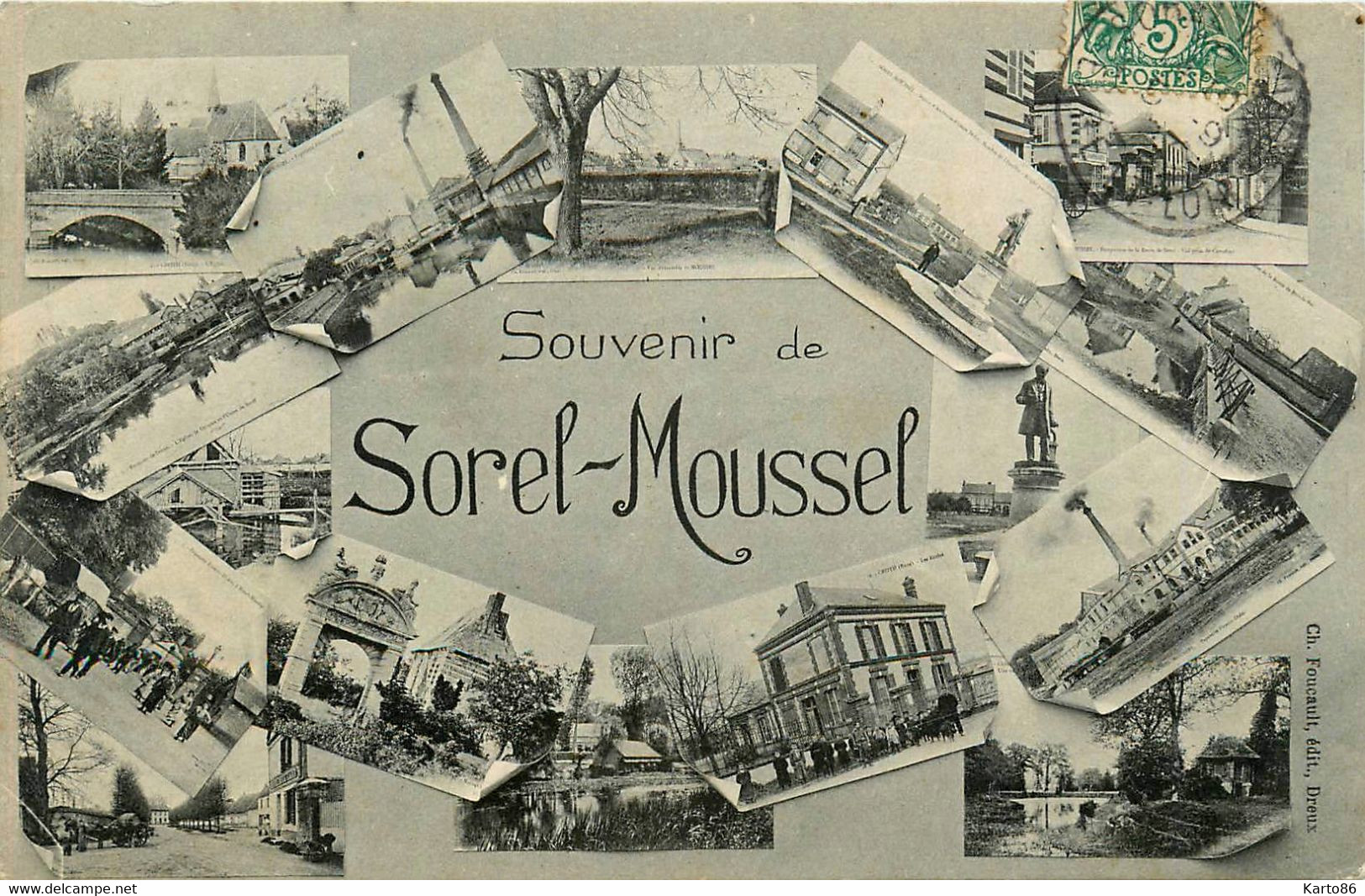 Sorel Moussel * Souvenir De La Commune * Multivues - Sorel-Moussel