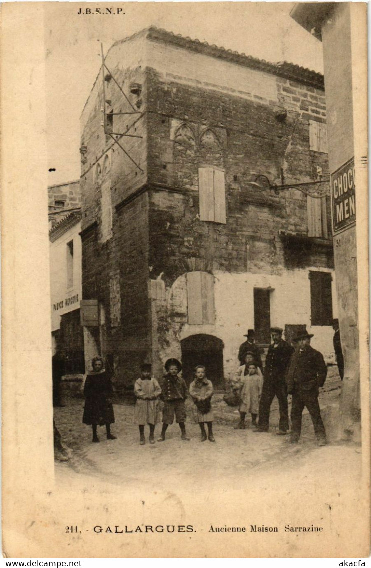 CPA AK GALLARGUES - Ancienne Maison Sarrazine (582119) - Gallargues-le-Montueux