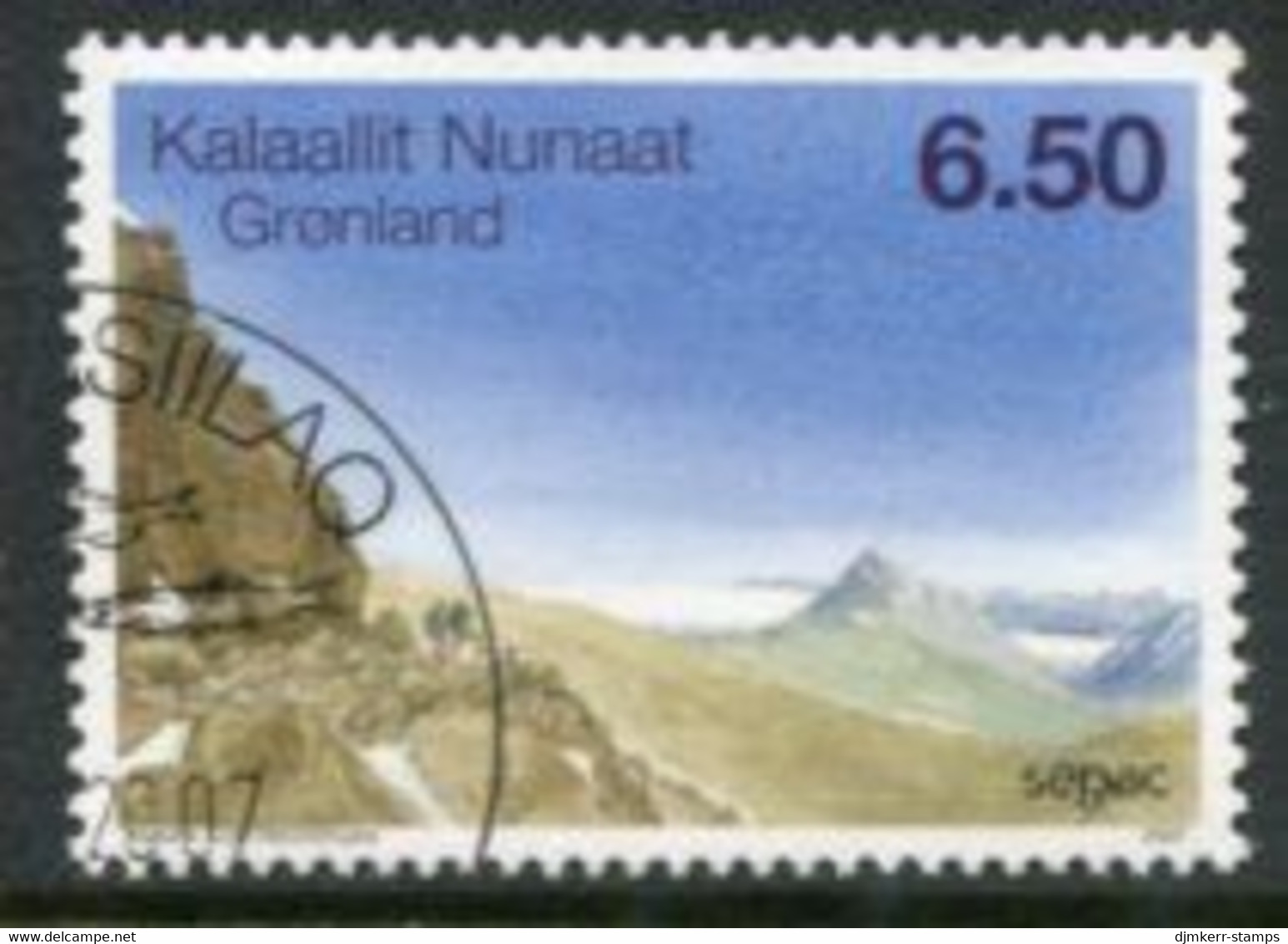 GREENLAND 2007 SEPAC: Landscape Used   Michel 492 - Used Stamps