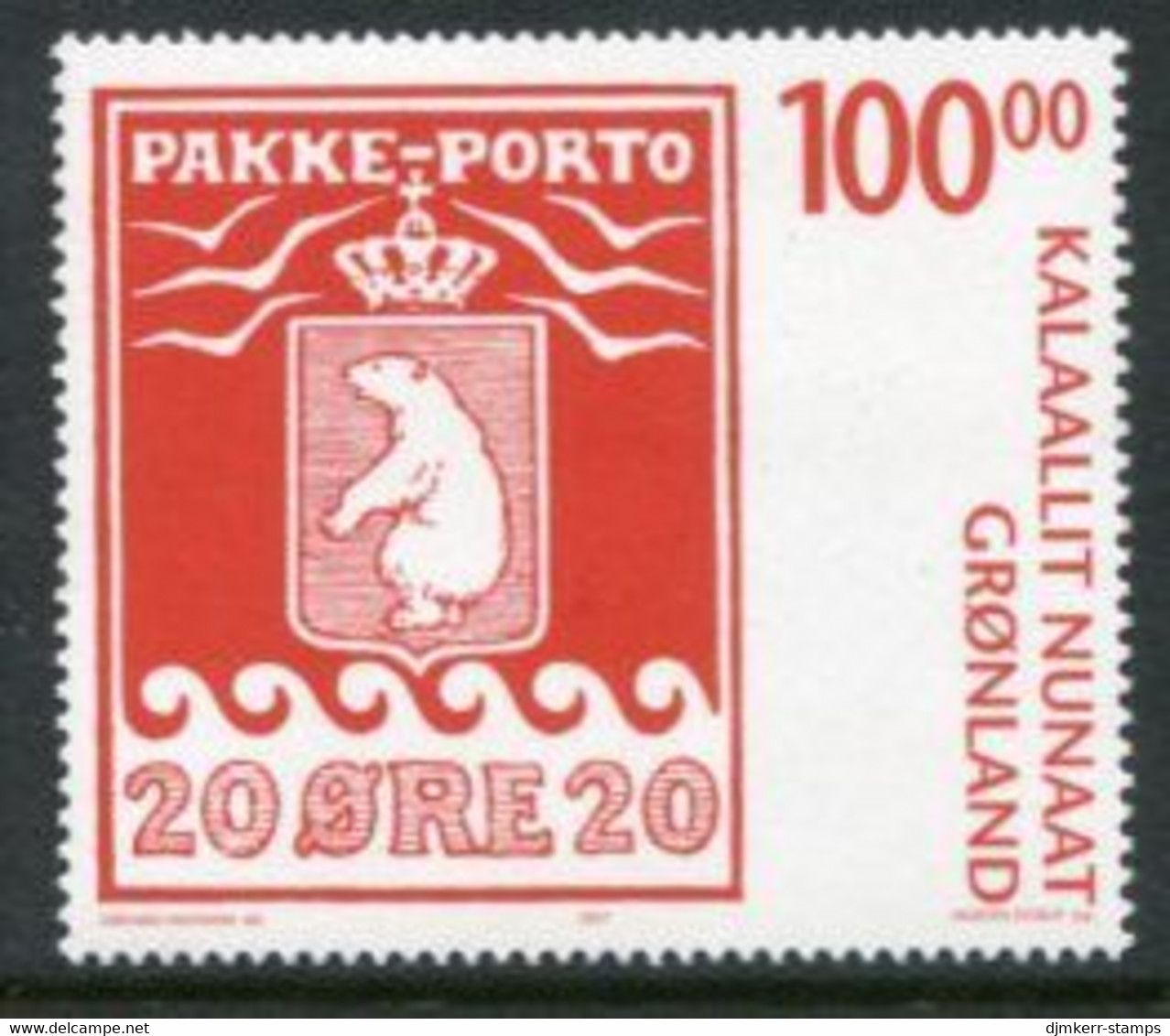 GREENLAND 2007 Stamp Centenary III MNH / **.   Michel 488 - Nuovi