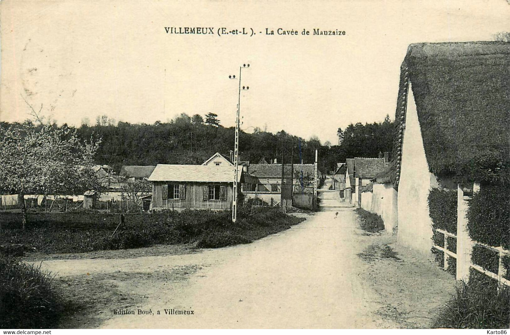 Villemeux * La Cavée De Mauzaize * Rue * Village Hameau - Villemeux-sur-Eure