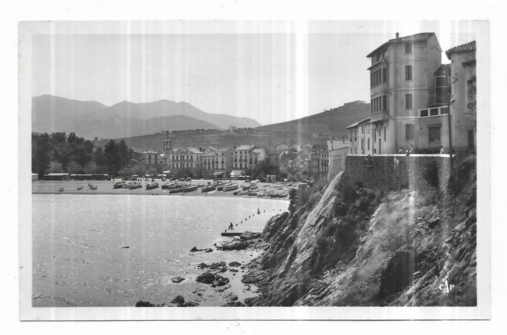 Banyuls Sur Mer Vue Générale Sur L' Entrée De La Plage - Banyuls Sur Mer