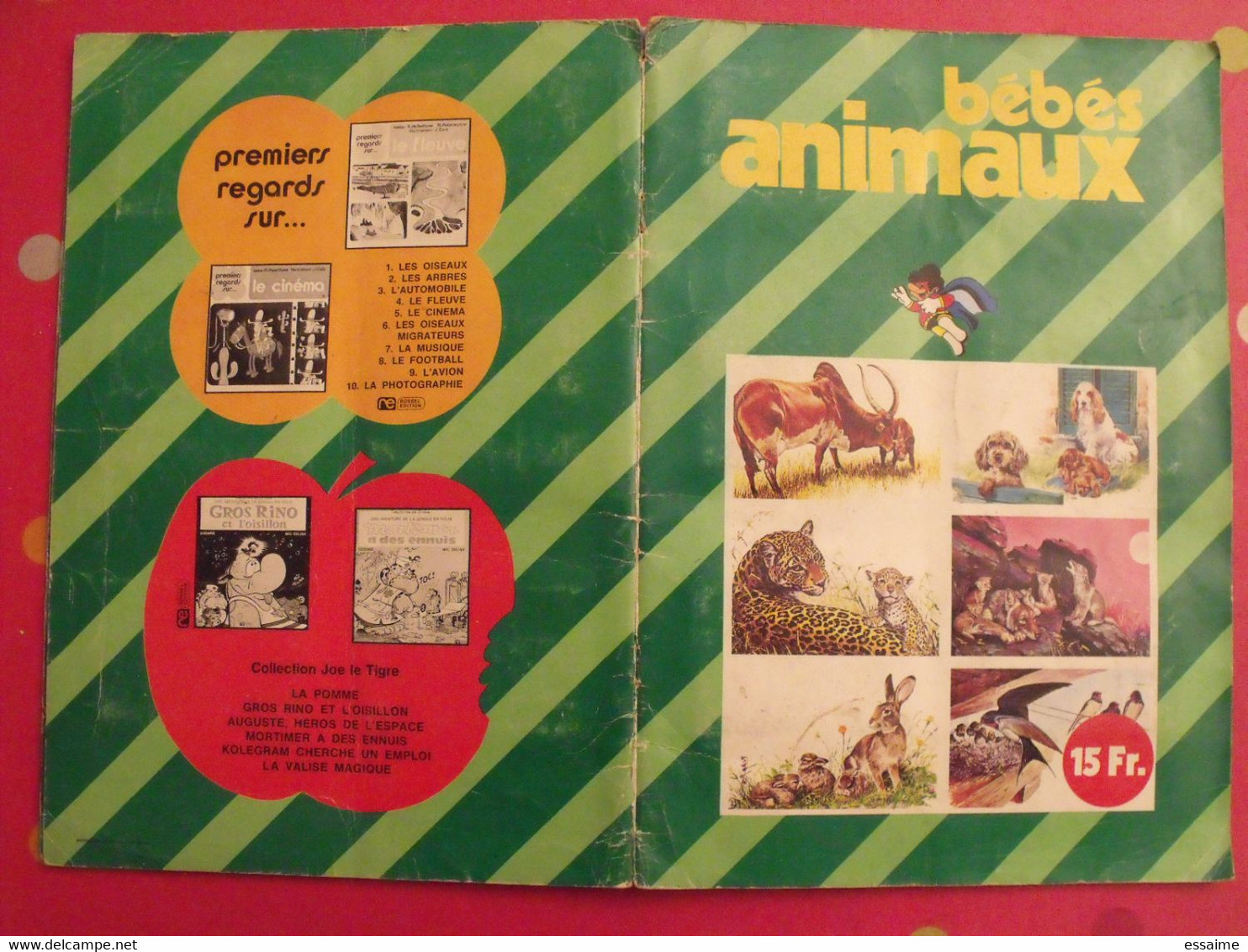 Album D'images Collées Rossel Editions. Bébés Animaux. Complet. Vers 1970 - Disney