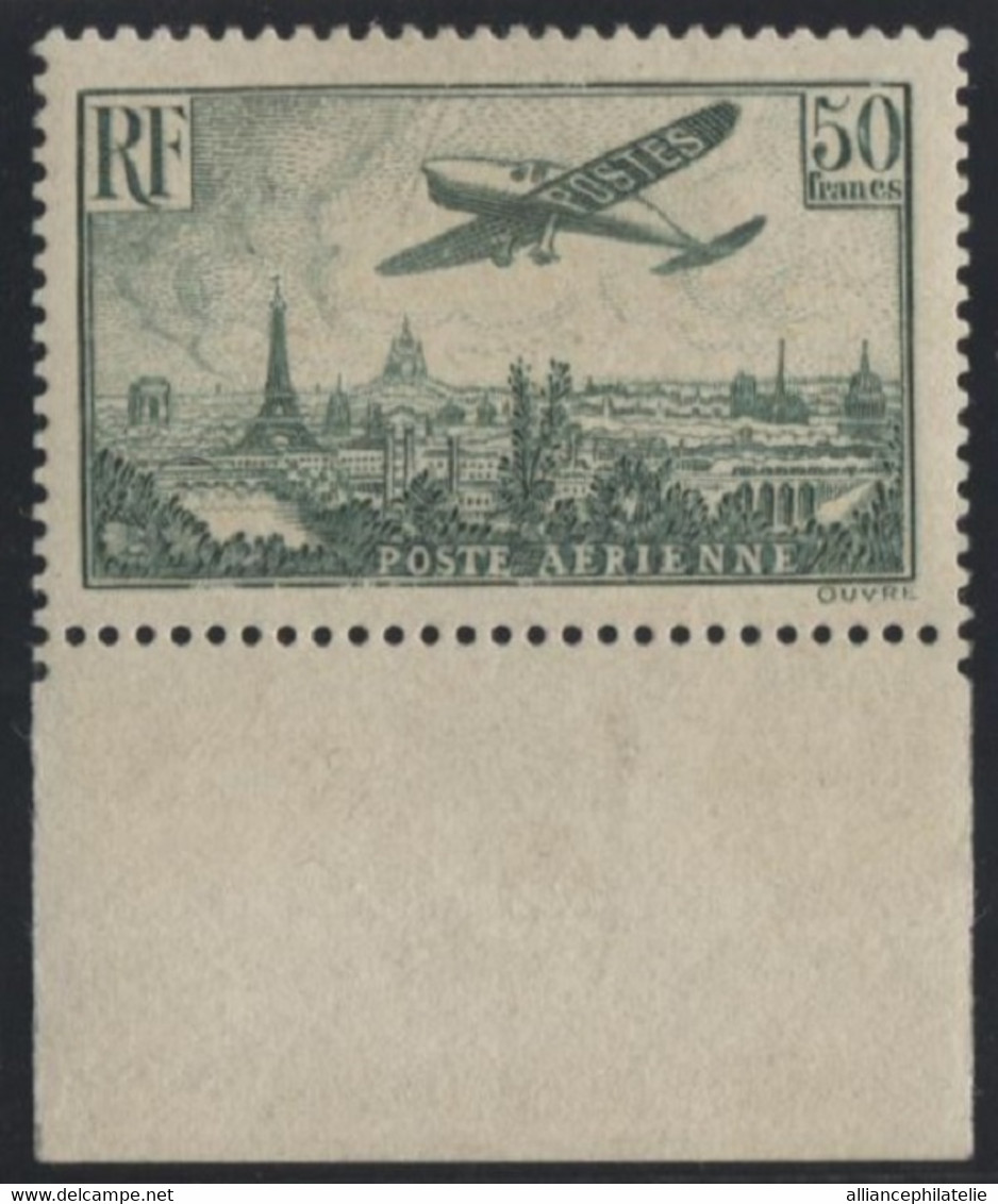 Lot N°3156b Poste Aérienne N°PA14a Neuf * Qualité TB - 1927-1959 Mint/hinged