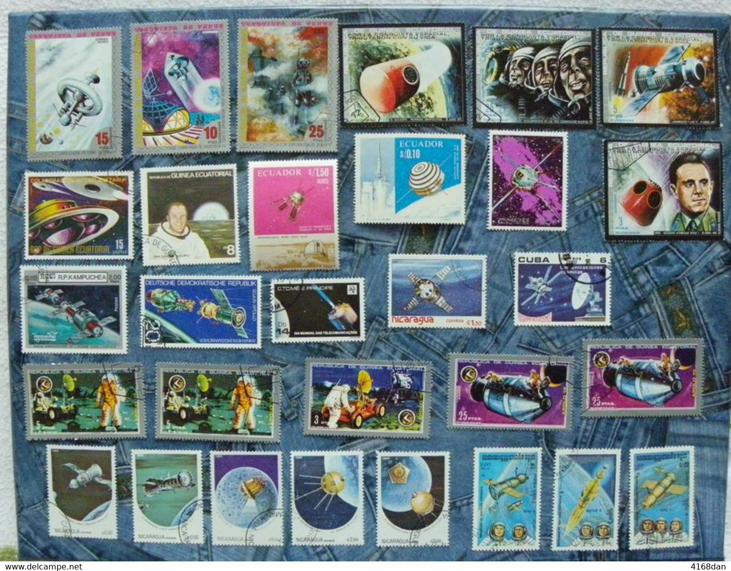 Timbres Oblitérés  Thème   "Espace"  Les 30 Différents - Collezioni