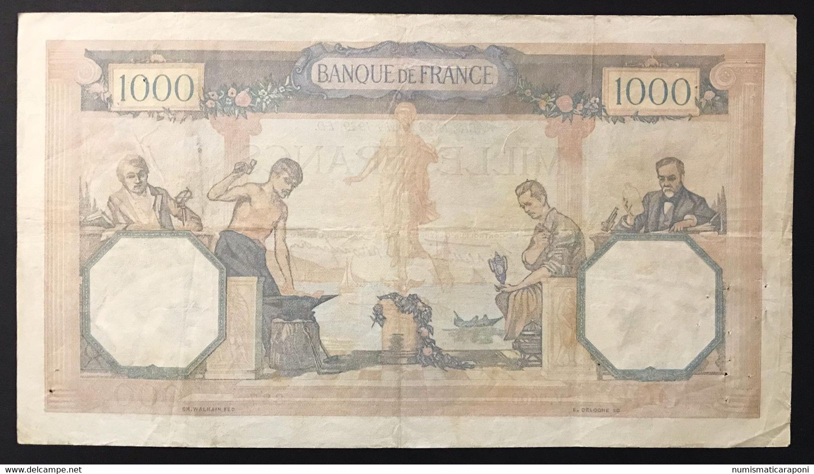 FRANCIA France 1000 FRANCS 1939 LOTTO 3493 - 1 000 F 1927-1940 ''Cérès Et Mercure''