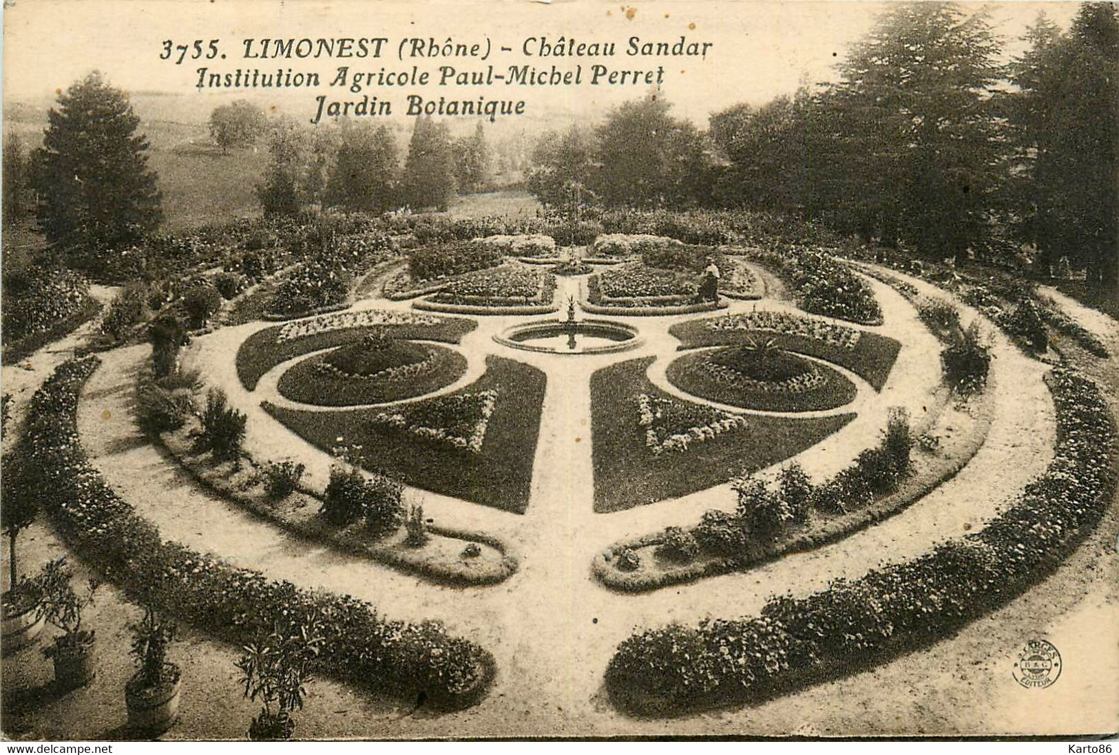 Limonest * Château Sandar * Institution Agricole Paul Michel Perret * Jardin Botanique - Limonest