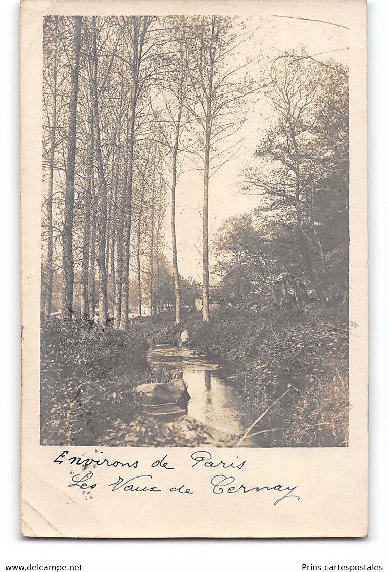 CPA 78 Carte Photo Vaux De Cernay Carte Photo Un Ru - Vaux De Cernay