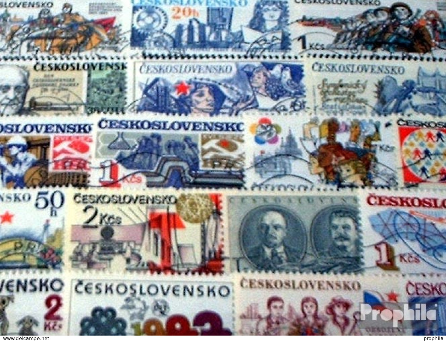 Tschechoslowakei 50 Verschiedene Sondermarken - Lots & Serien