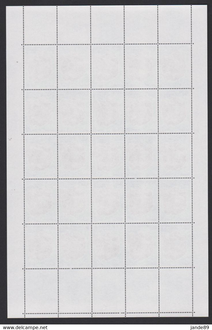 TAAF - Feuille Entière De 25 Timbres Neufs** - N° 327 - Daté Du 27/07/2001 - Qualité Poste - Unused Stamps