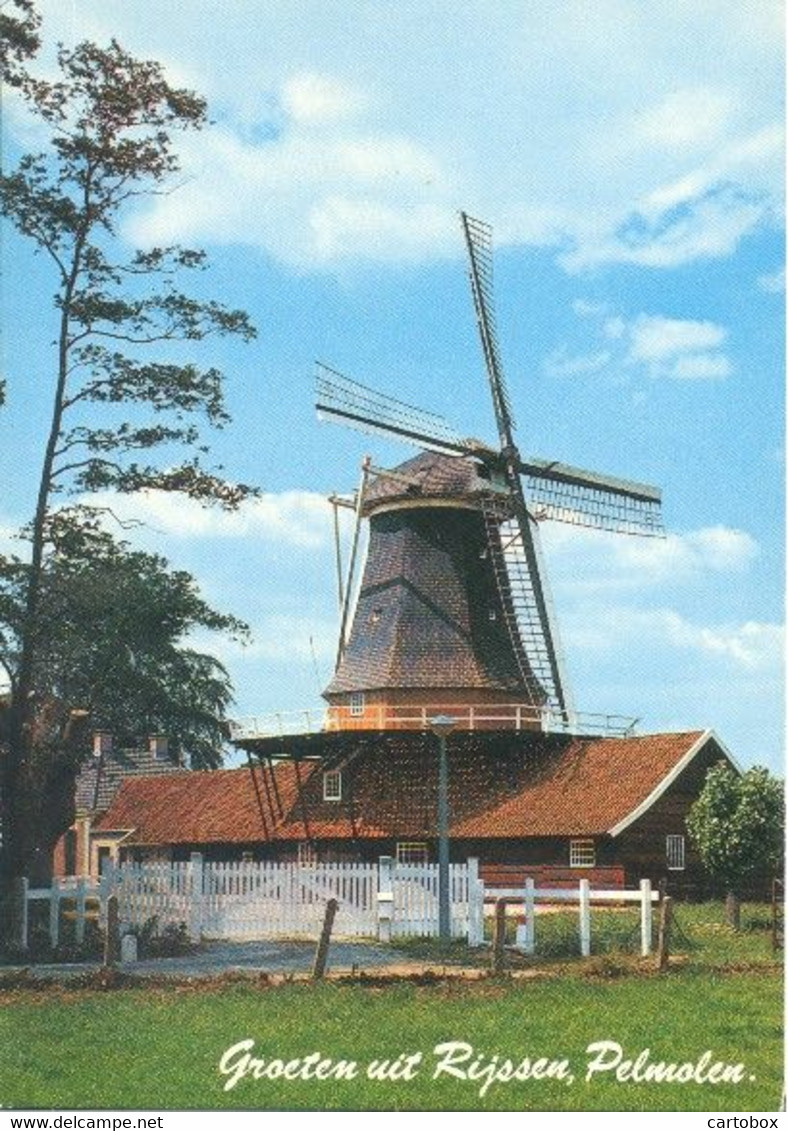 Rijssen, Pelmolen     (met Stempel Filatelieloket)   (Een Raster Op De Kaart Is Veroorzaakt Door Het Scannen;) - Rijssen