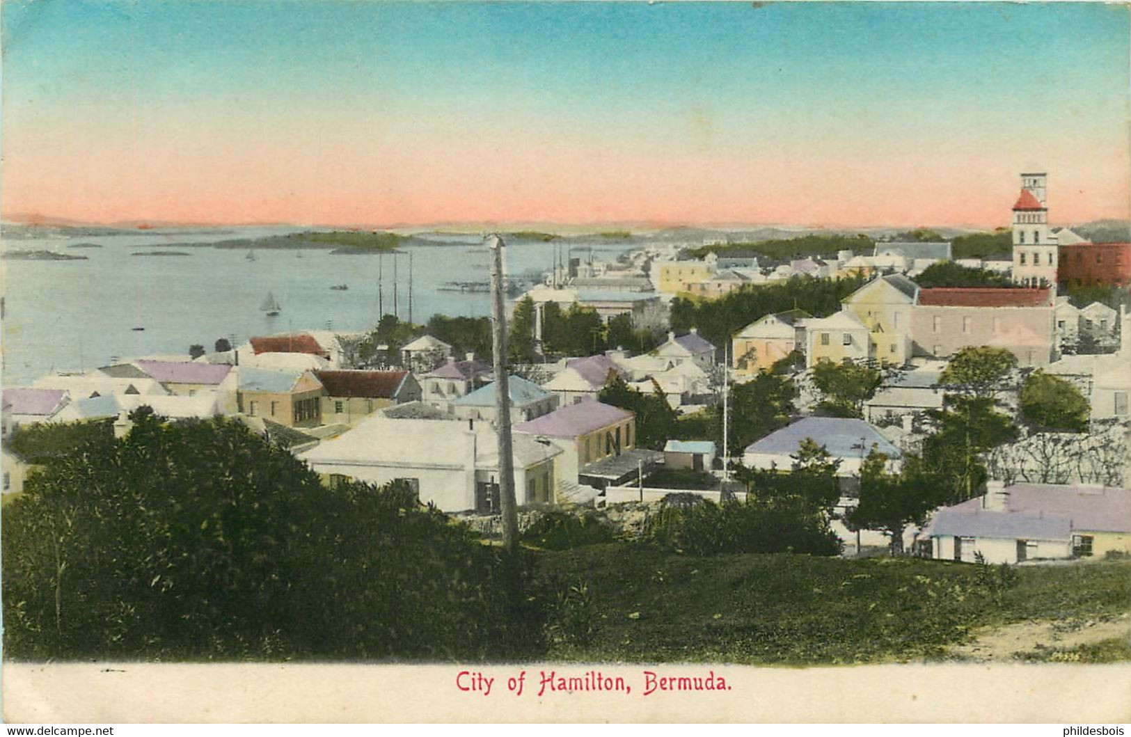 ANTILLES  BERMUDES  City Of Hamilton - Bermudes