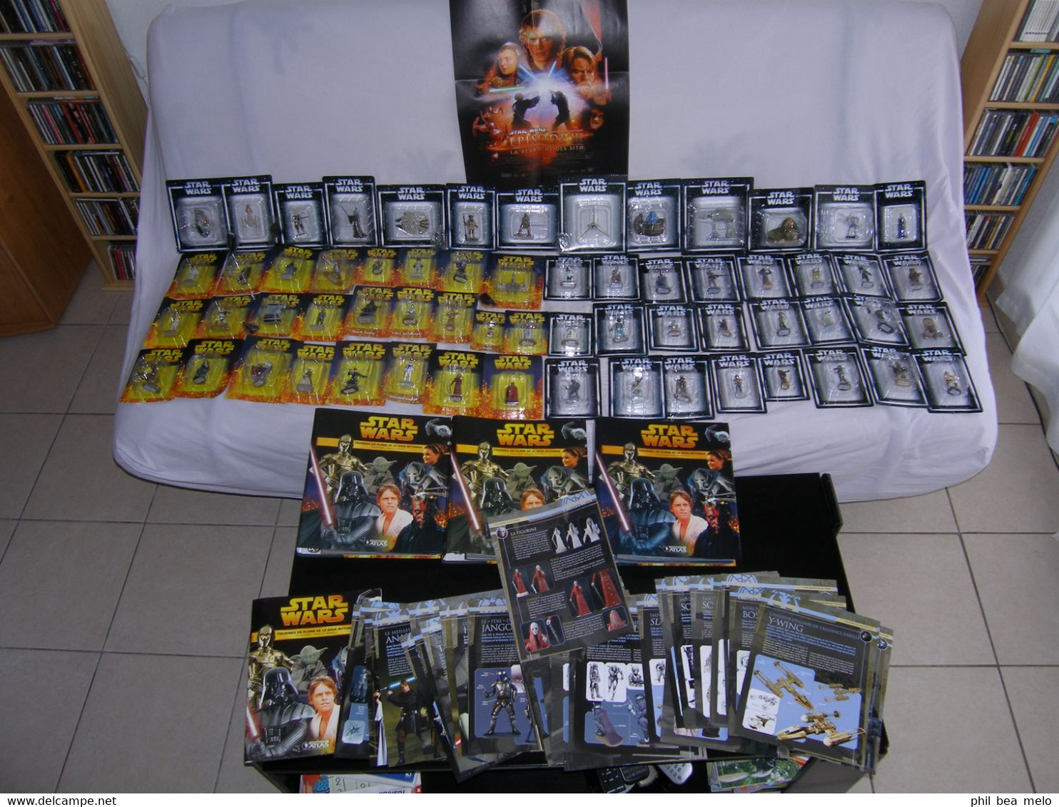 ATLAS COLLECTION COMPLETE STAR WARS 60 Figurines En Plomb + 1 Résine + Livrets - Andere & Zonder Classificatie