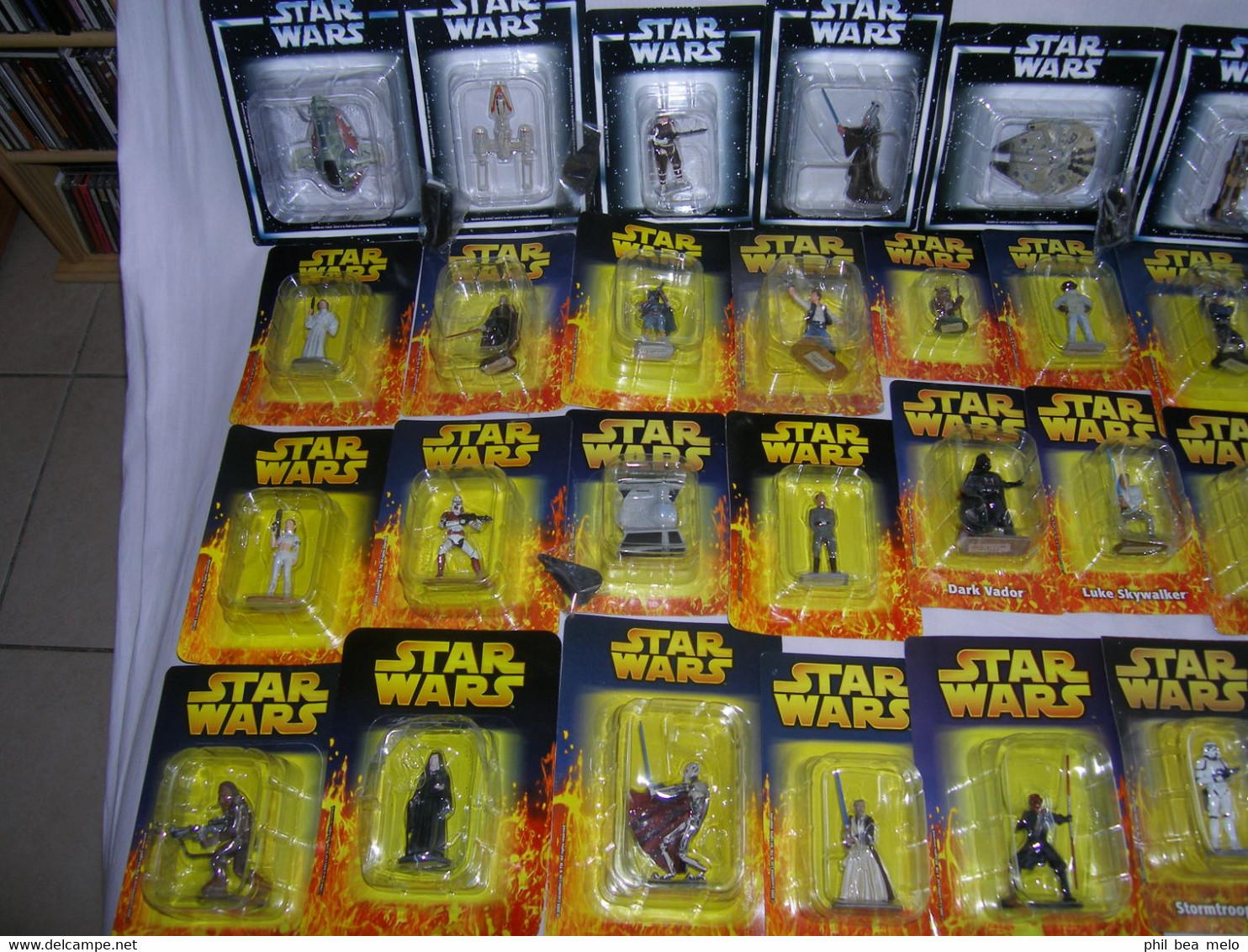 ATLAS COLLECTION COMPLETE STAR WARS 60 Figurines En Plomb + 1 Résine + Livrets - Andere & Zonder Classificatie