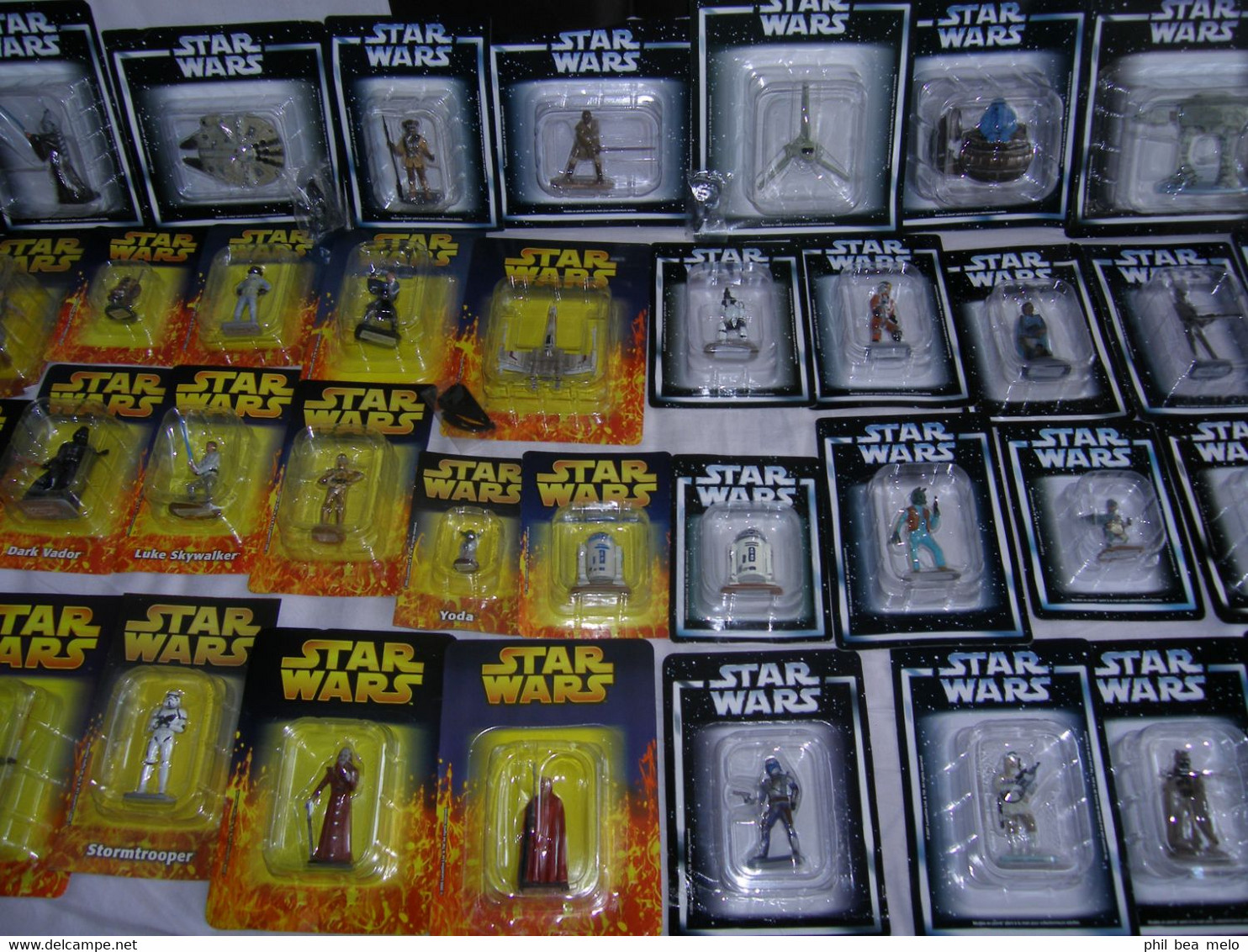 ATLAS COLLECTION COMPLETE STAR WARS 60 Figurines En Plomb + 1 Résine + Livrets - Andere & Zonder Classificatie