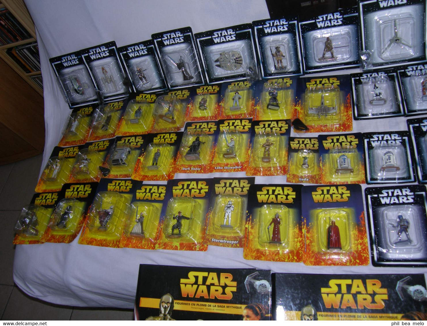 ATLAS COLLECTION COMPLETE STAR WARS 60 Figurines En Plomb + 1 Résine + Livrets - Andere & Zonder Classificatie