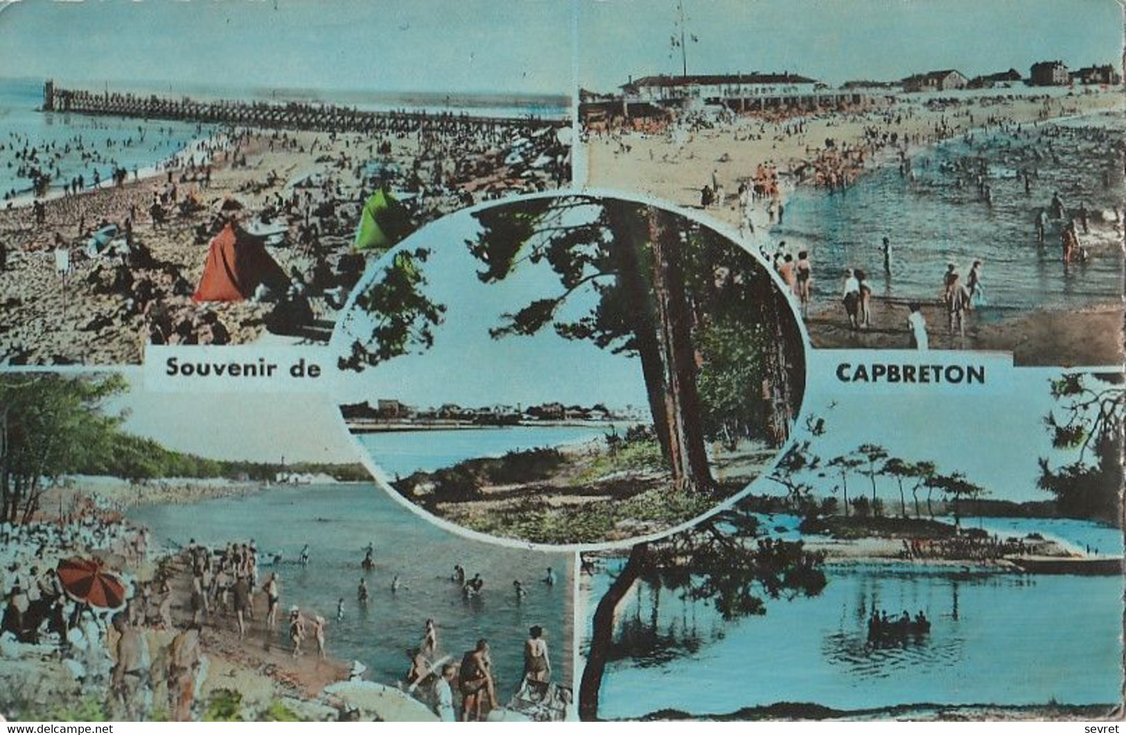 CAPBRETON. - Estacade - Plage Bords Du Canal  - Plage Du Bourret - Canal - Capbreton