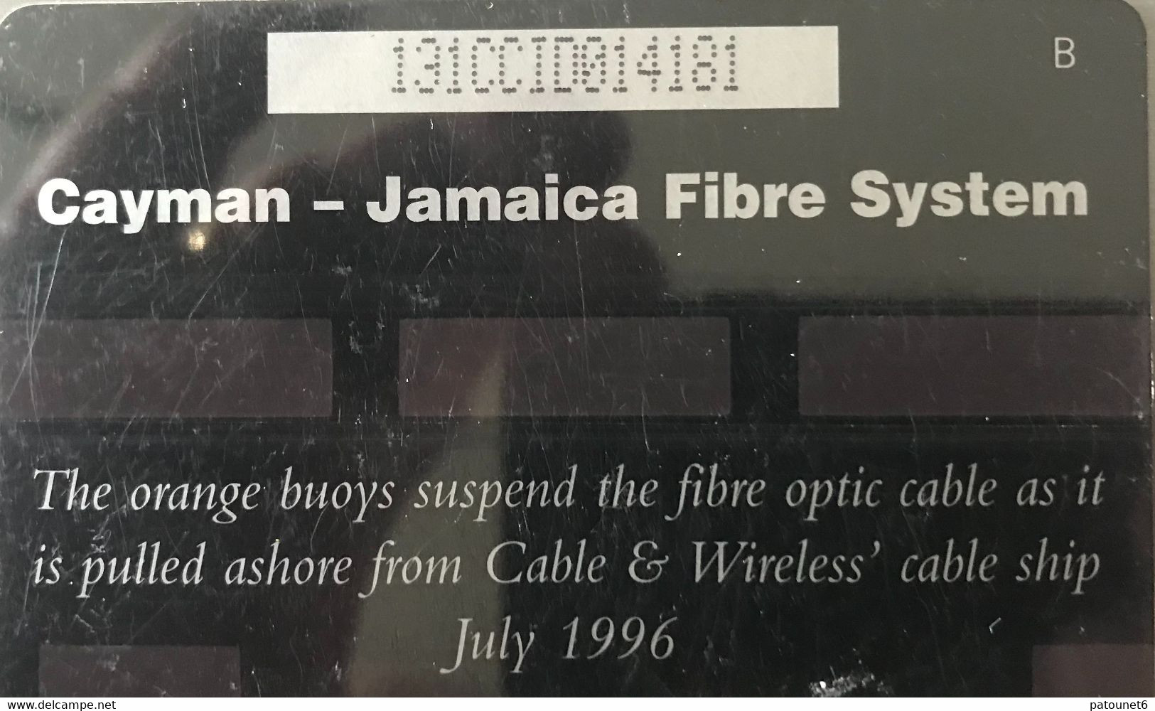 ILES CAYMAN  -  Caribbean Phone Card  - CJFS Series  -  CI$ 15 - Kaaimaneilanden