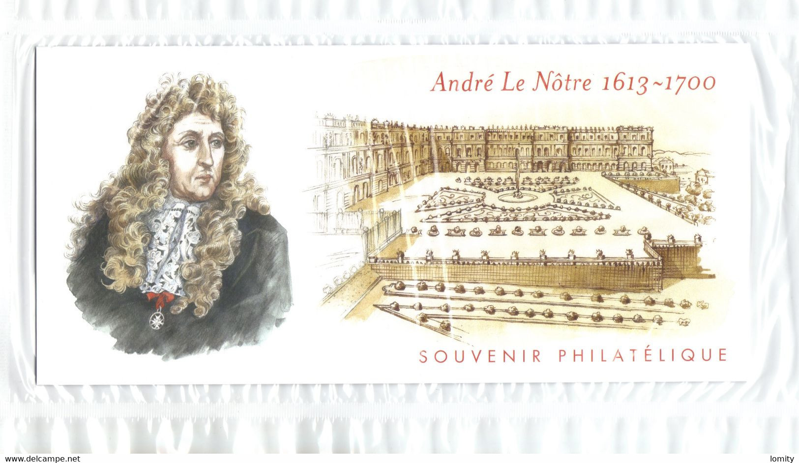 Bloc Souvenir  Neuf ** André Le Nôtre  1613 - 1700   4751  4752   BS 80 - Souvenir Blocks