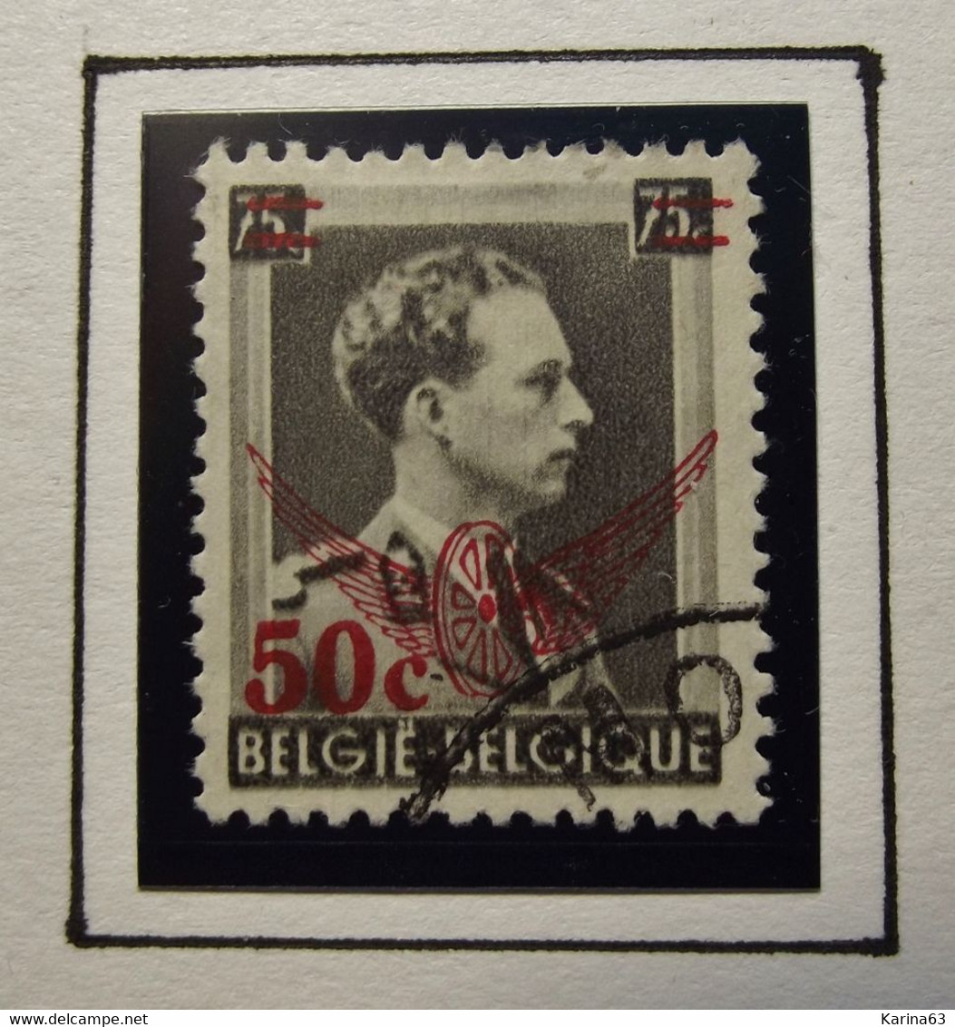Belgie - Belgique - OPB/COB S 24 - 29 - 30 - 33/35 Leopold 3 - Open Kraag -  Compilatie Van Verscheidene Dienstzegels. - Afgestempeld
